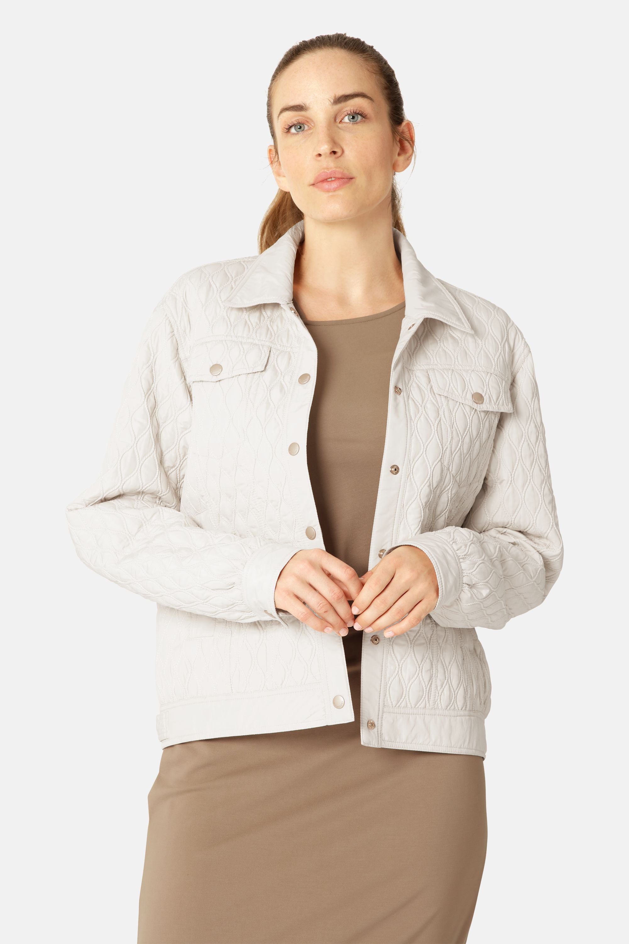 Quilt Jacket - Milk Creme
