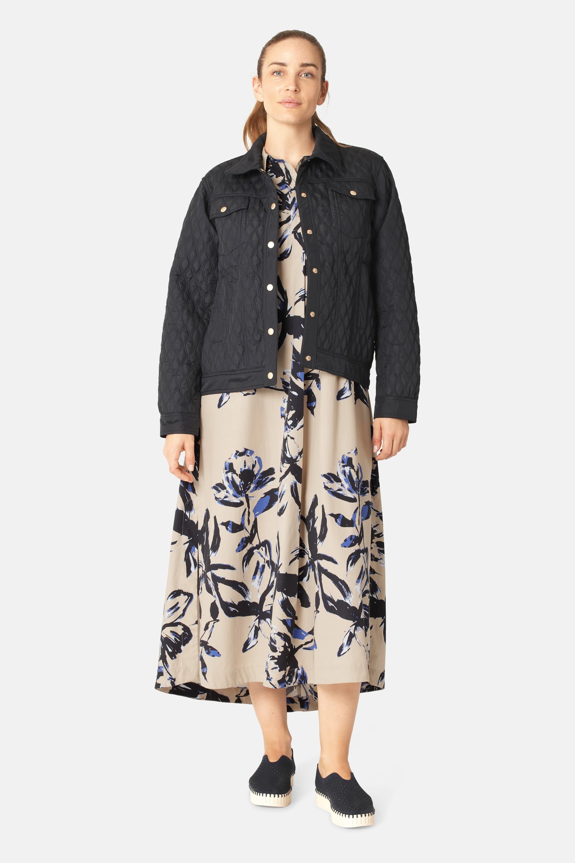 Chaqueta Acolchada - Dark Indigo