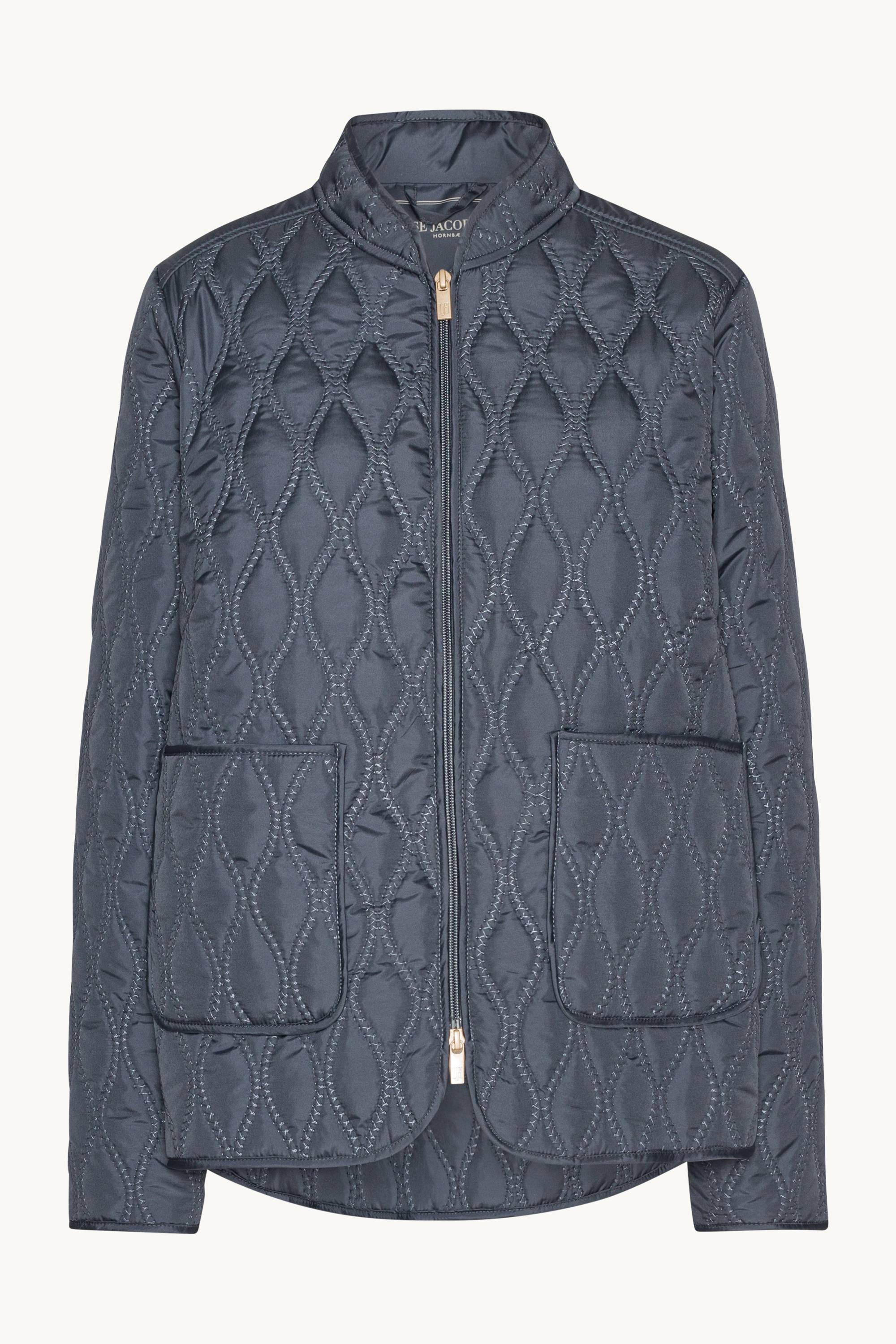 Short Quilt Jacket - Ombre Blue