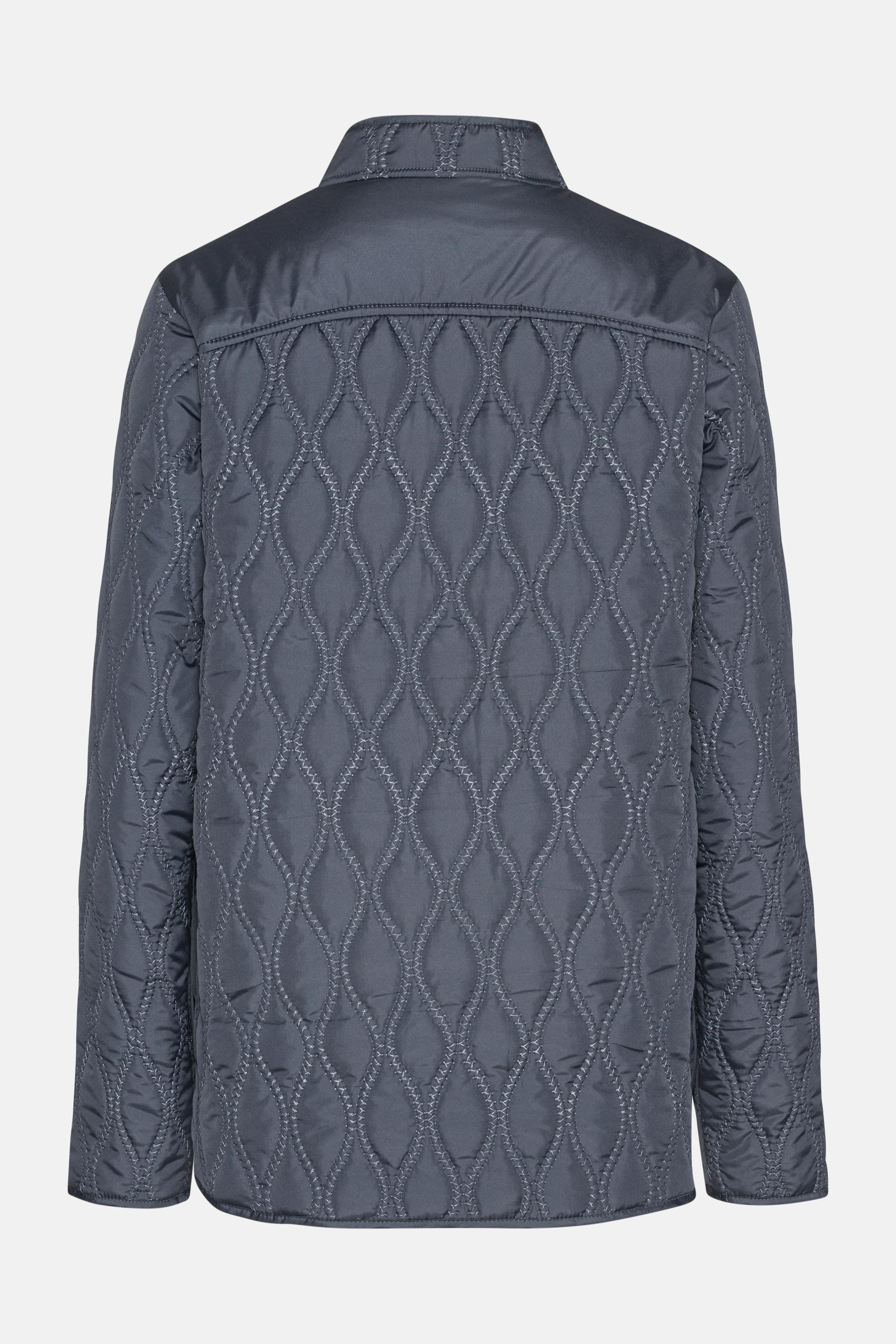 Short Quilt Jacket - Ombre Blue