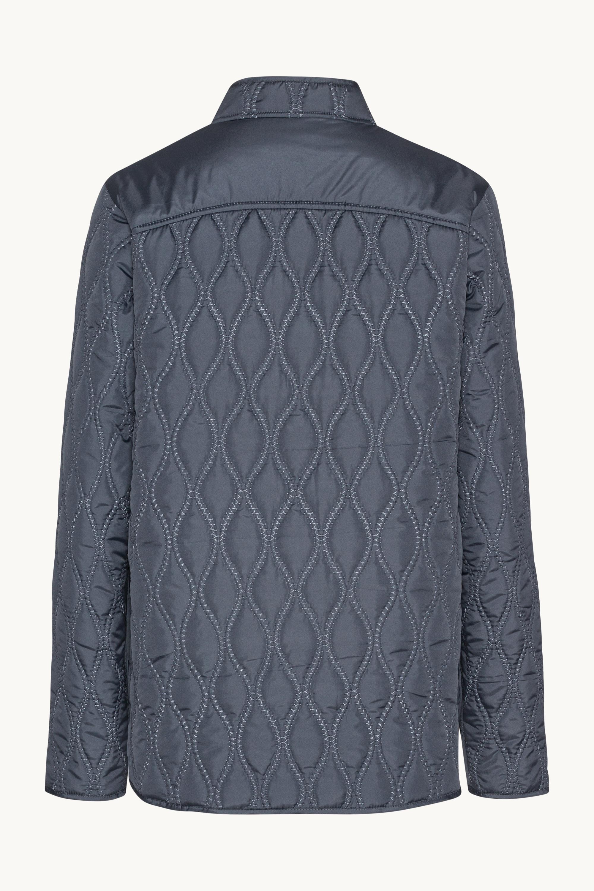 Short Quilt Jacket - Ombre Blue