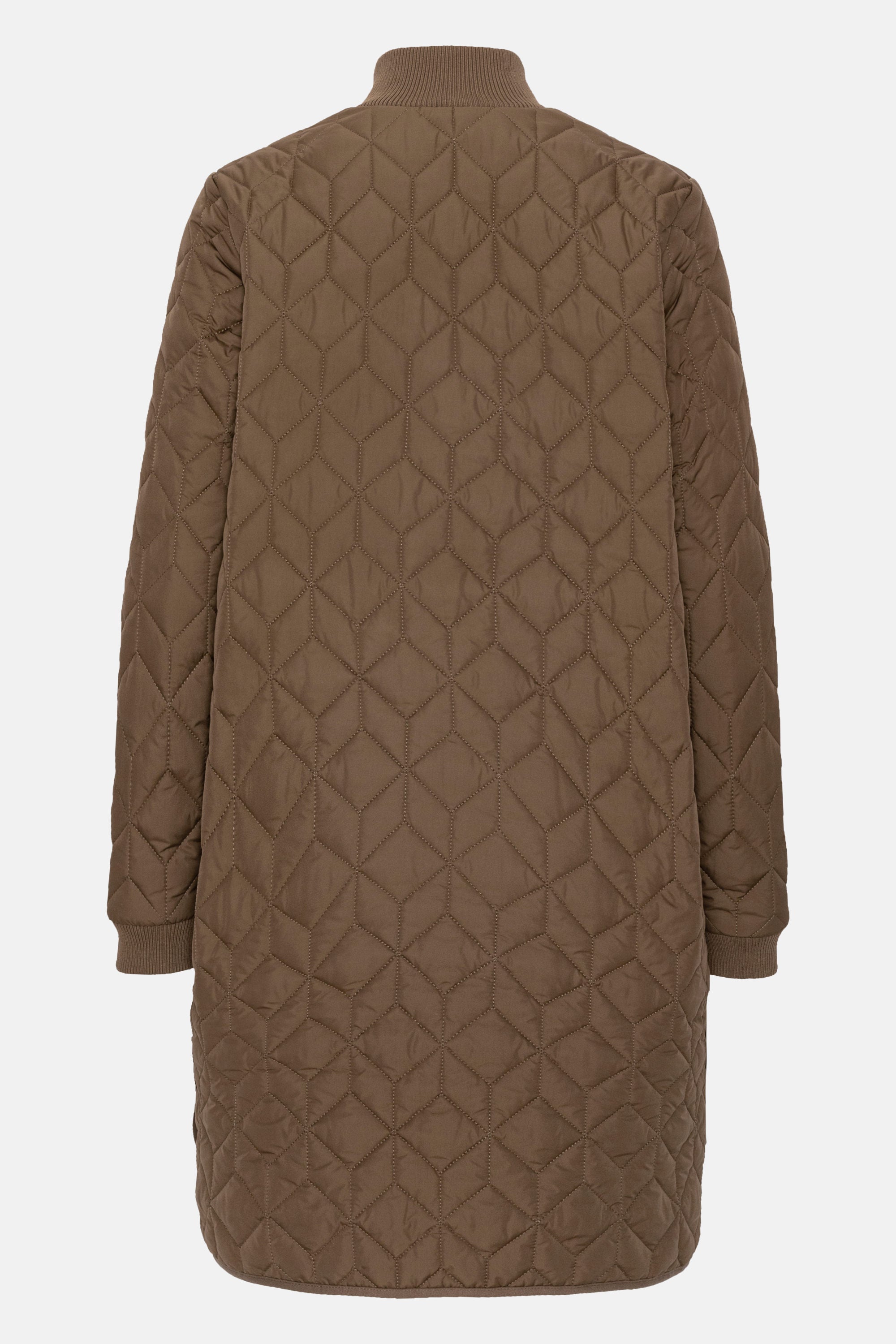 Chaqueta Larga Acolchada - Cub Brown