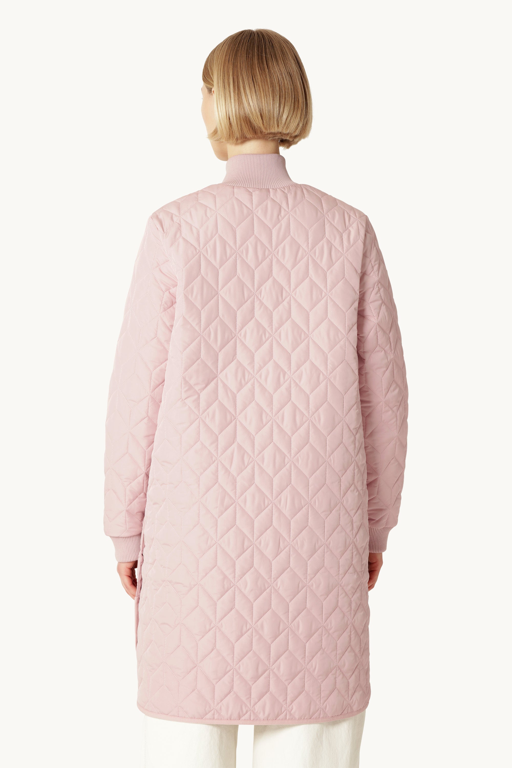 Chaqueta Larga Acolchada - Burnished Lilac