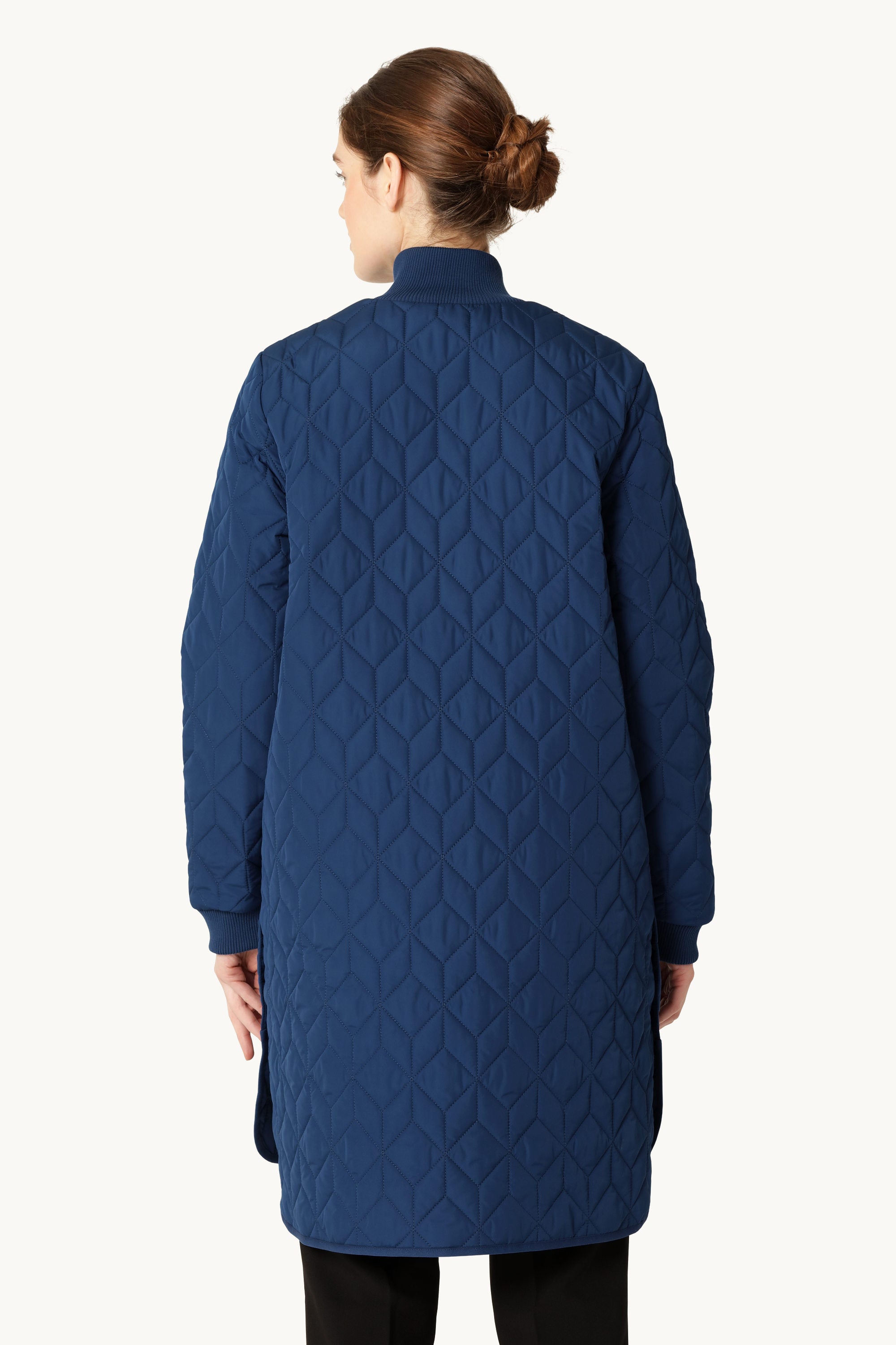 Chaqueta Larga Acolchada - Estate Blue