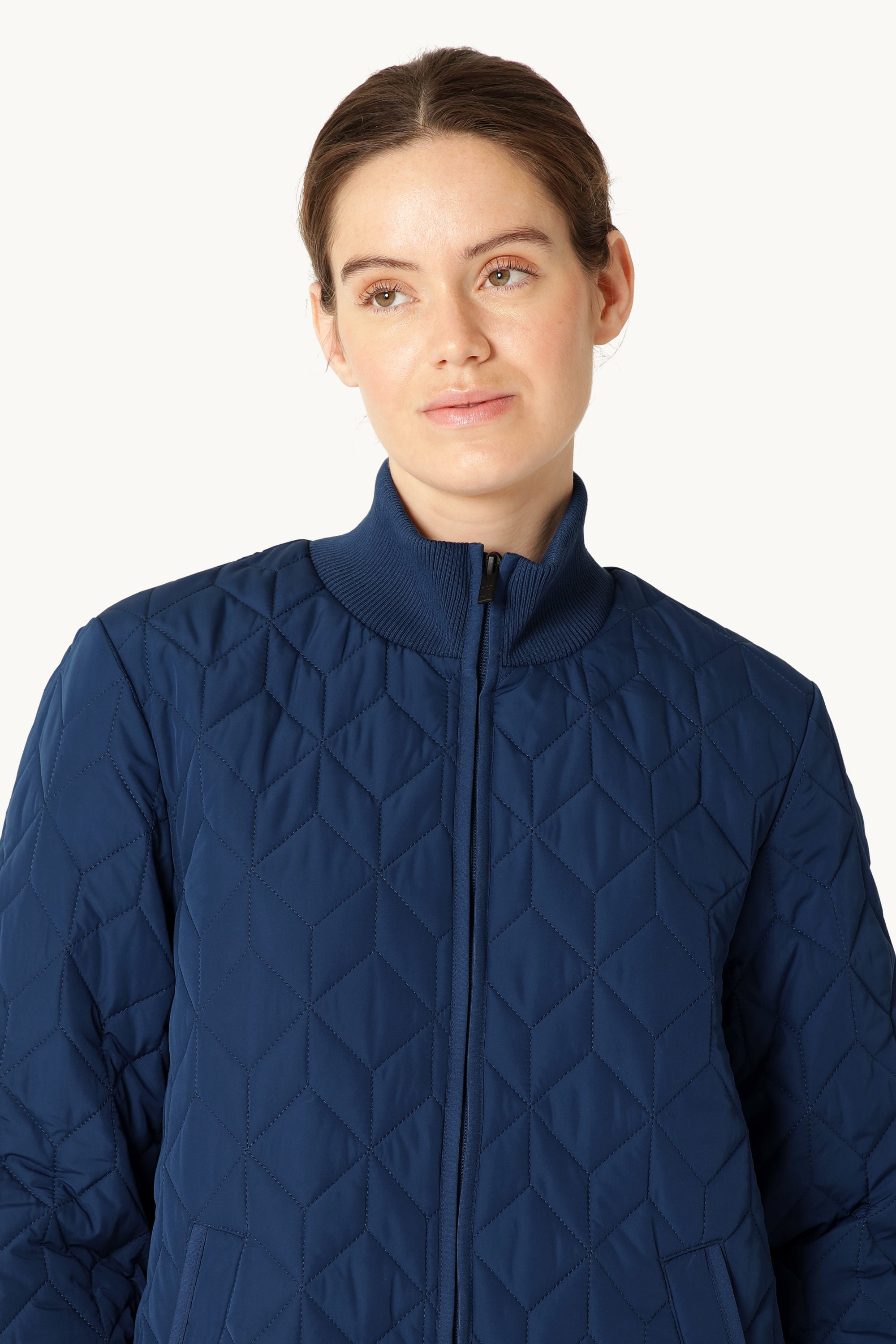 Chaqueta Larga Acolchada - Estate Blue