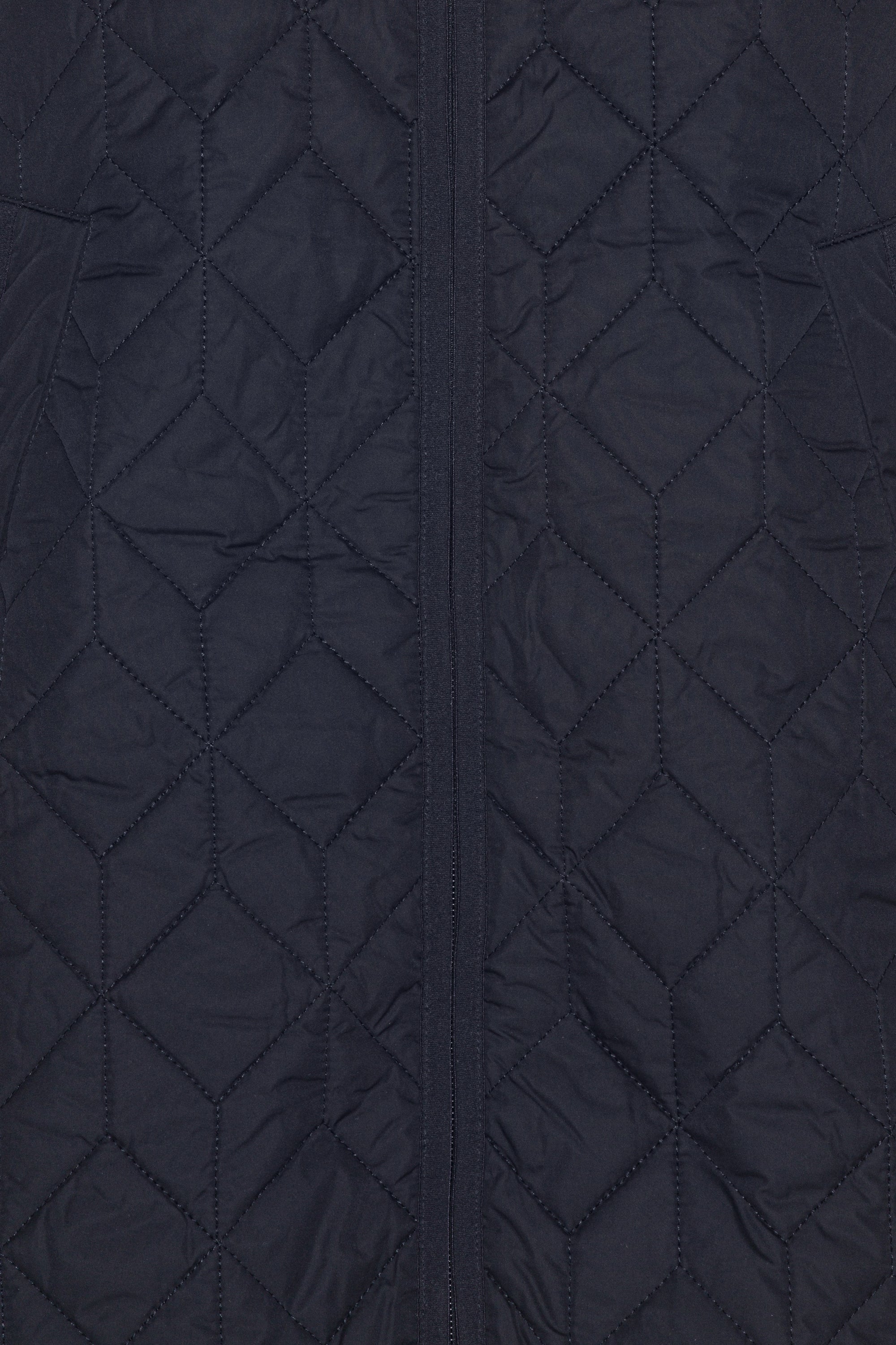 Chaqueta Larga Acolchada - Dark Indigo