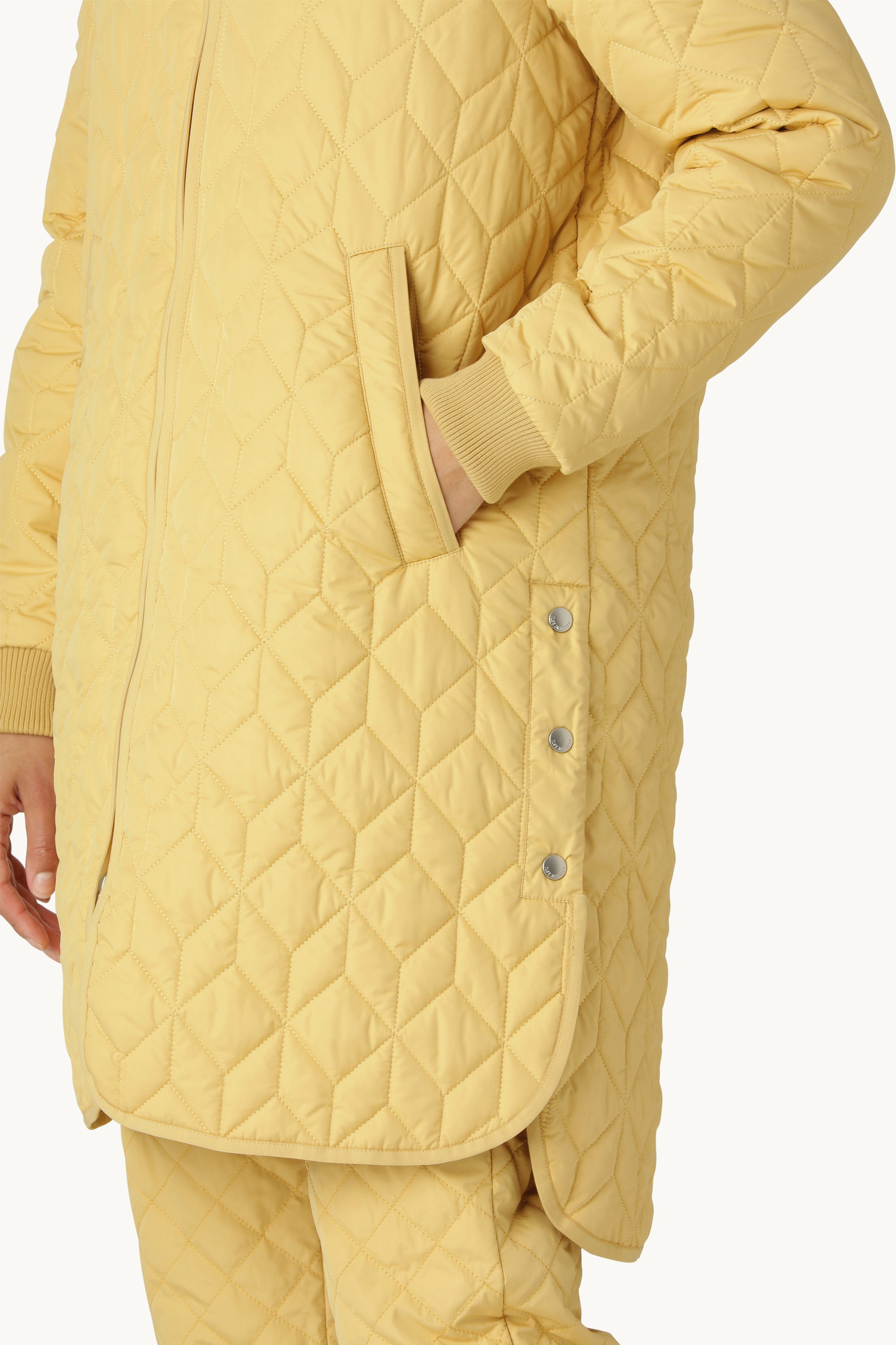 Chaqueta Larga Acolchada - Marigold