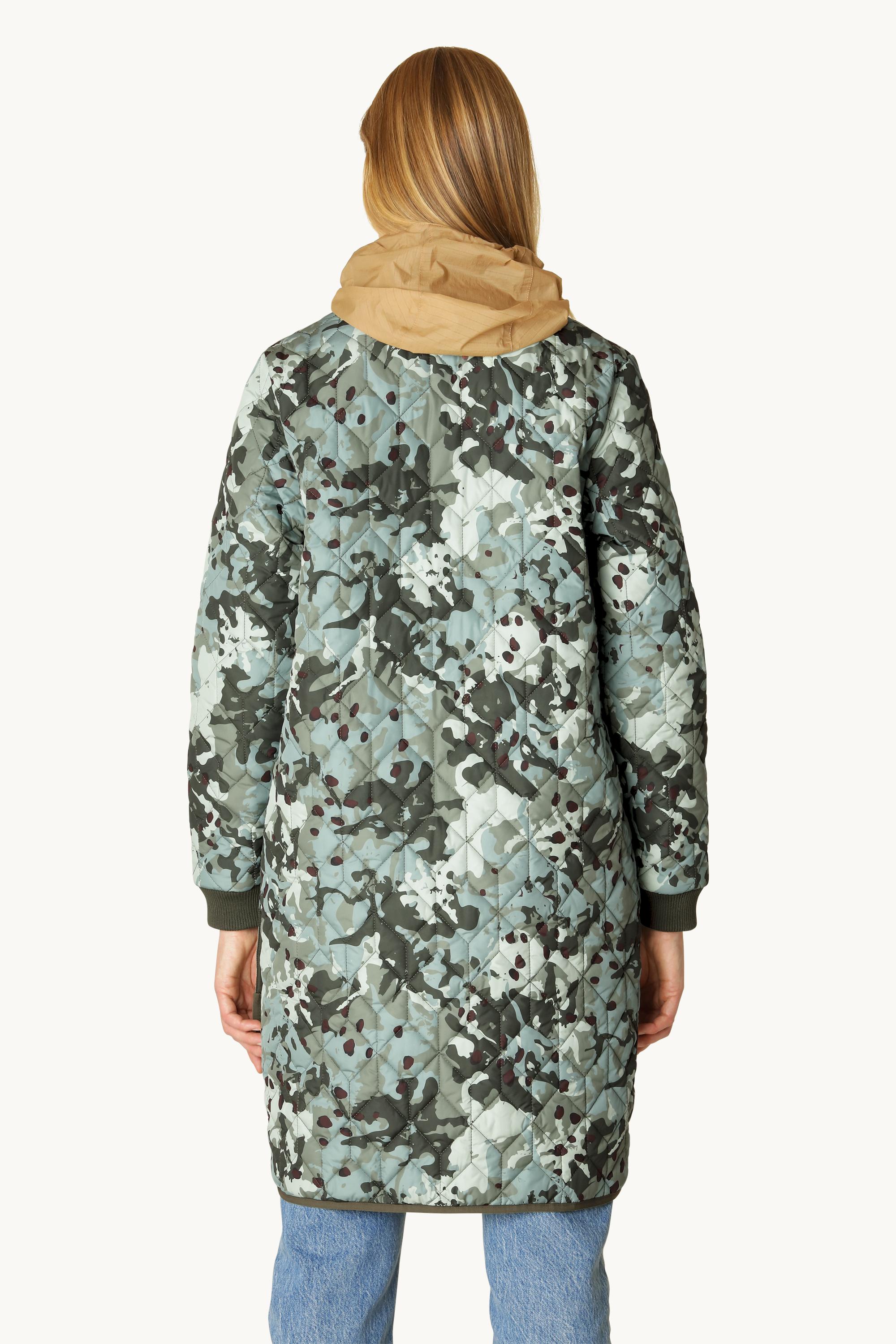 Abrigo acolchado - Camuflaje verde