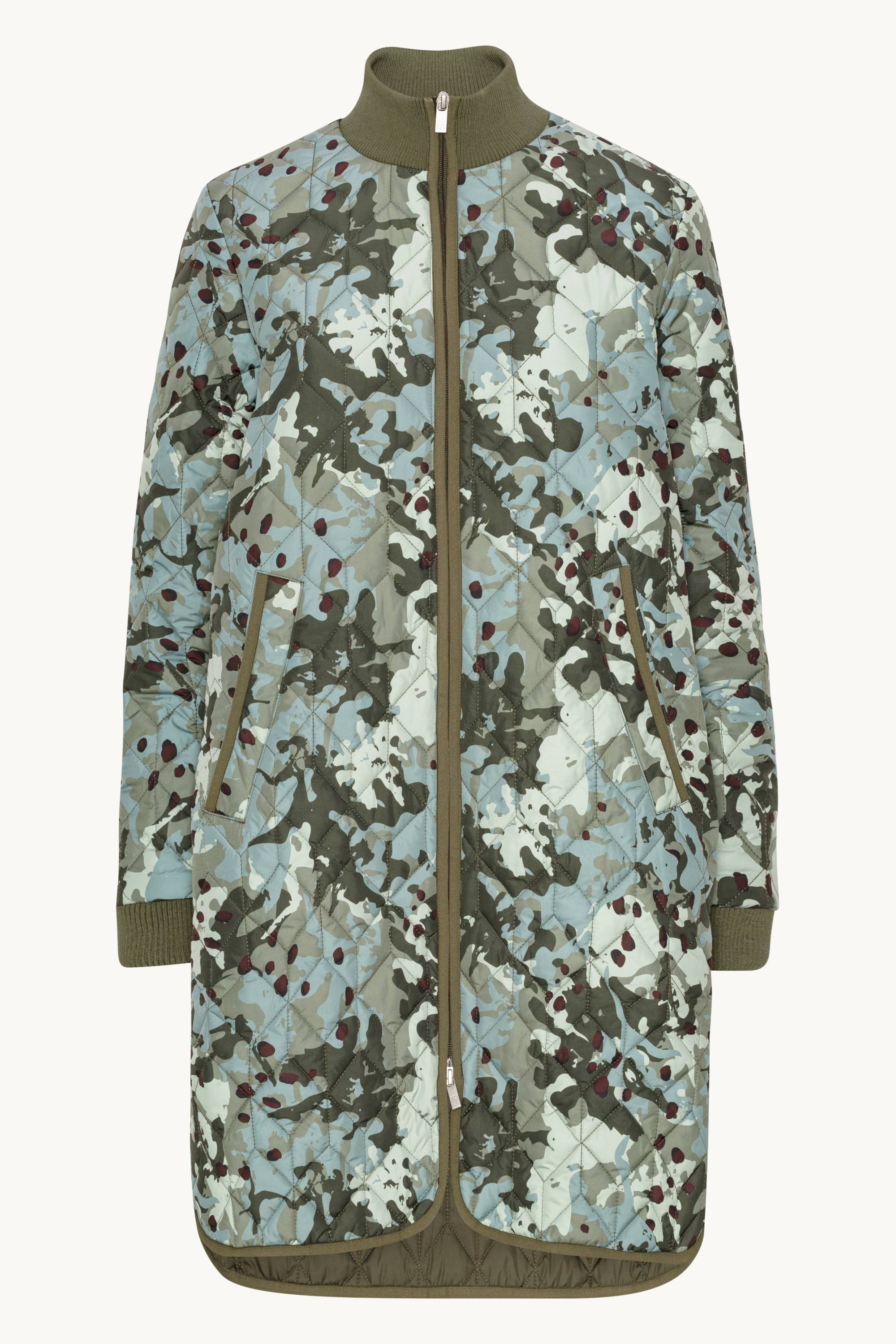 Abrigo acolchado - Camuflaje verde
