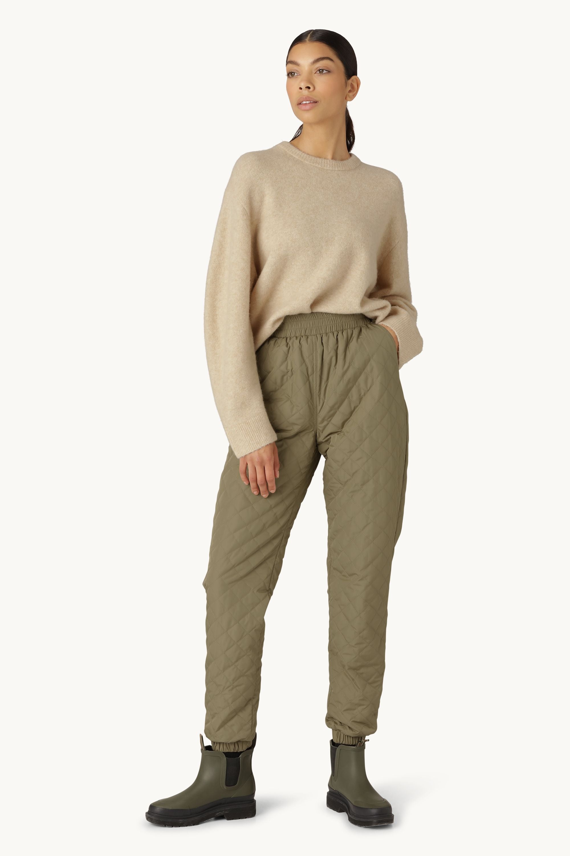 Qulit Pants - Sage