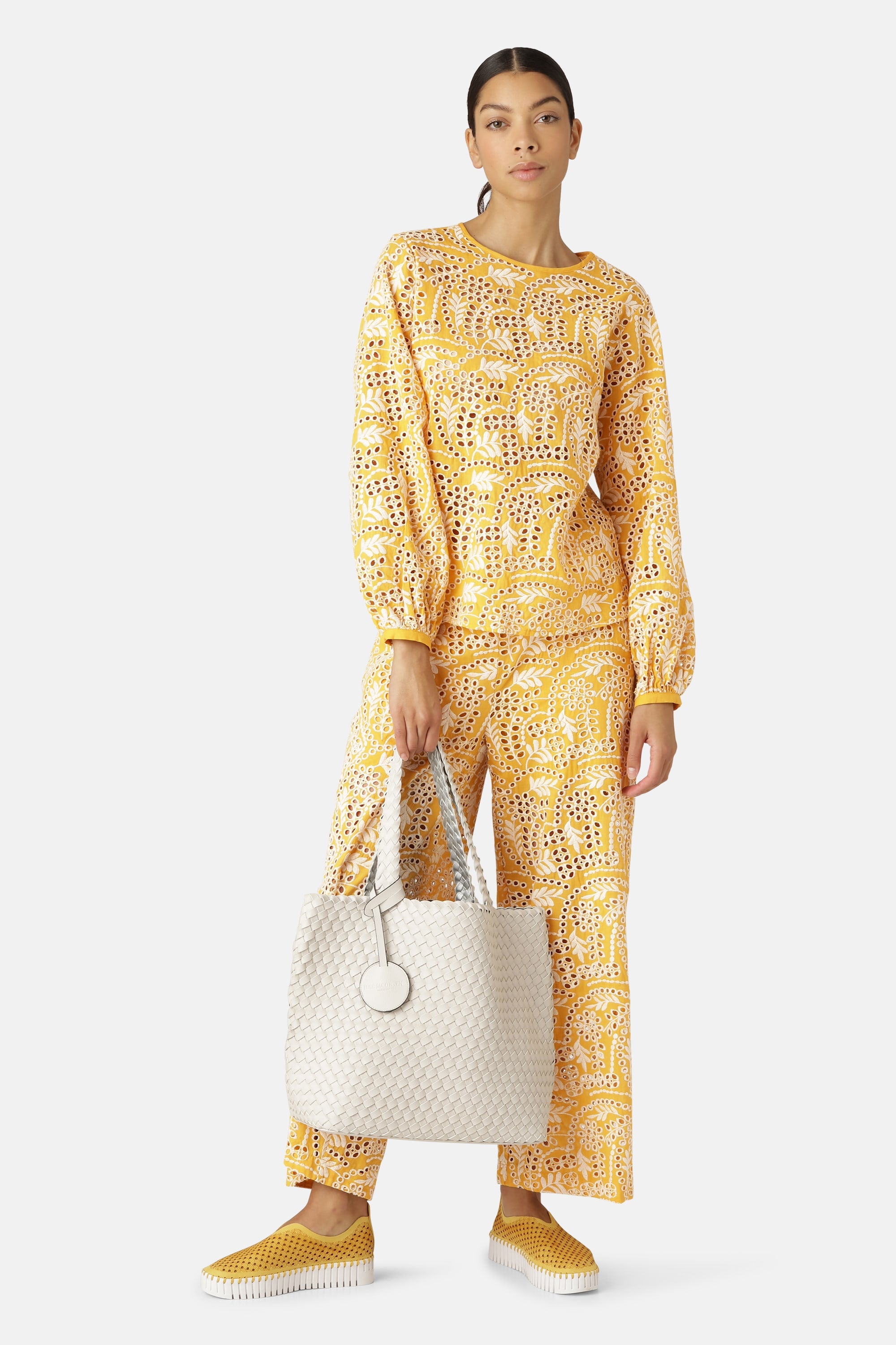 Tote Bag Trenzado - Moonstruck Silver