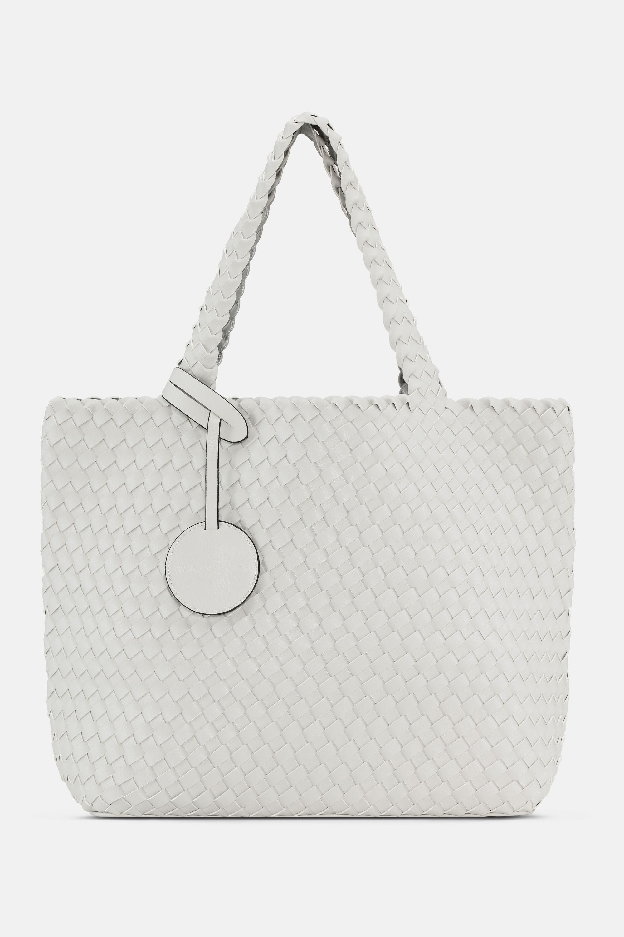 Tote Bag Trenzado - Moonstruck Silver