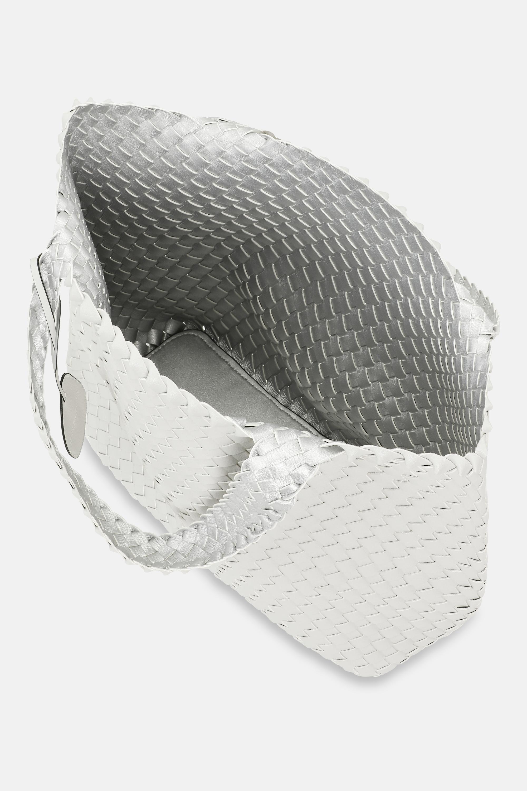 Tote Bag Trenzado - Moonstruck Silver