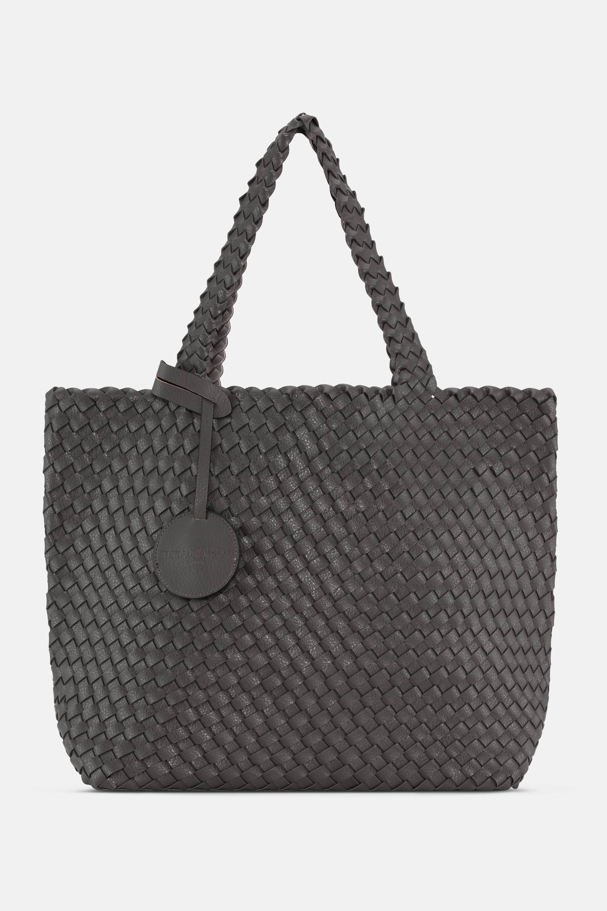 Tote Bag Braided - Dark Shadow Gun Metal