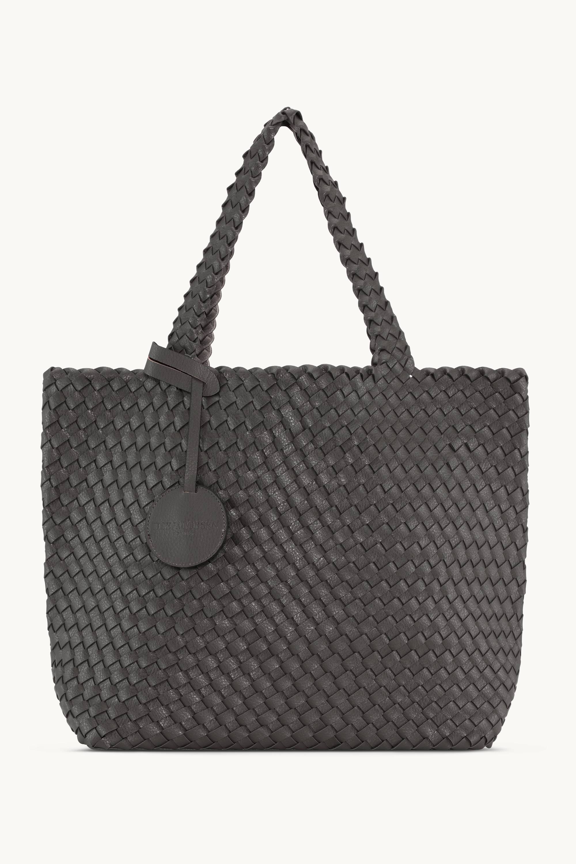 Tote Bag Trenzado - Dark Shadow Gun Metal