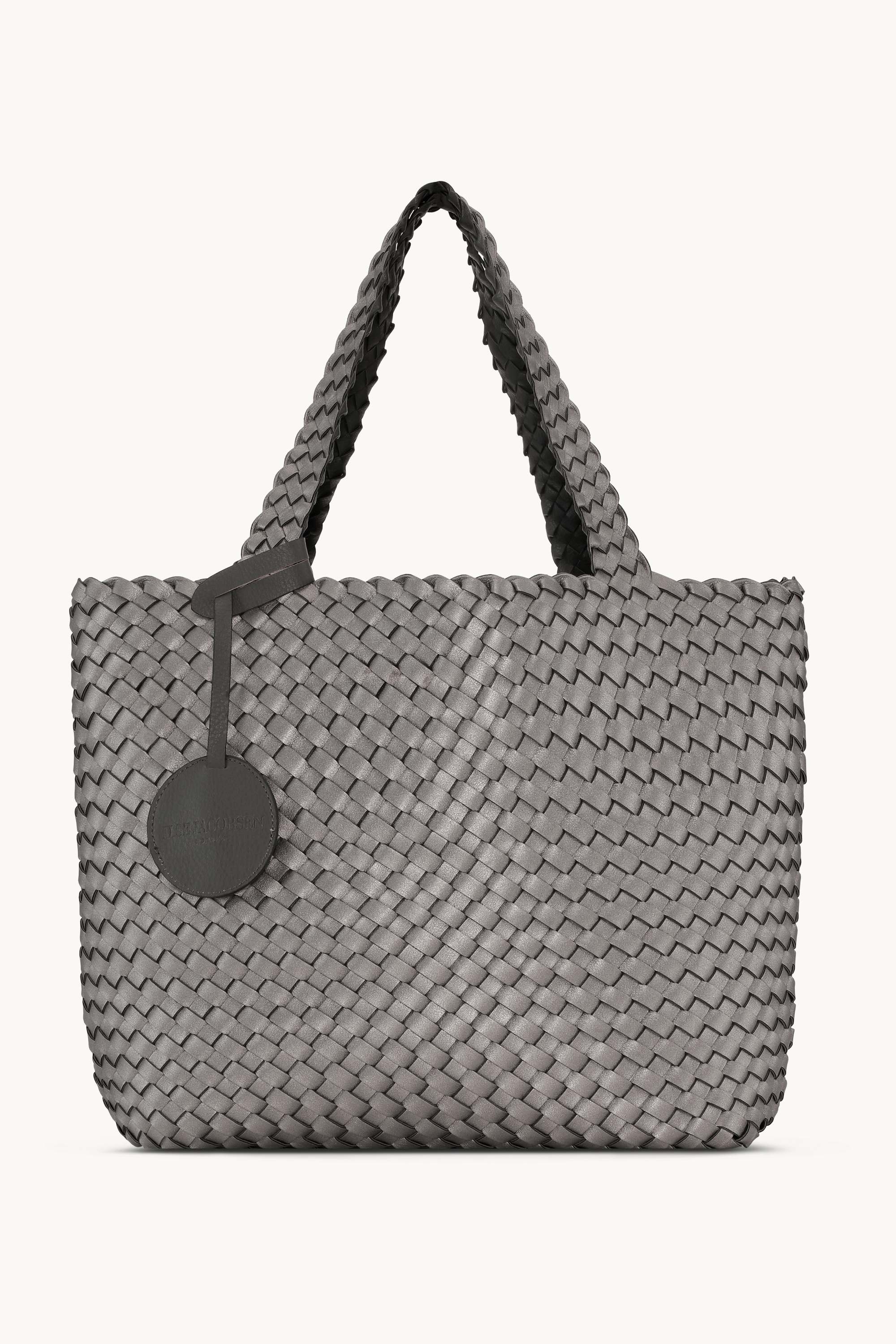 Tote Bag Trenzado - Dark Shadow Gun Metal