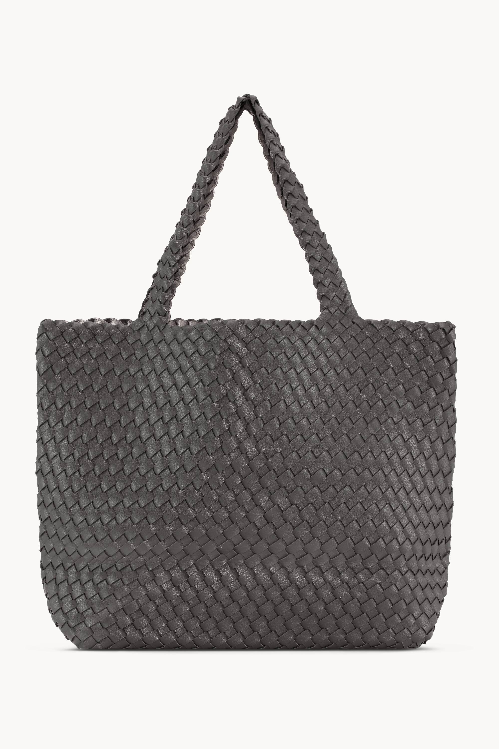 Tote Bag Trenzado - Dark Shadow Gun Metal
