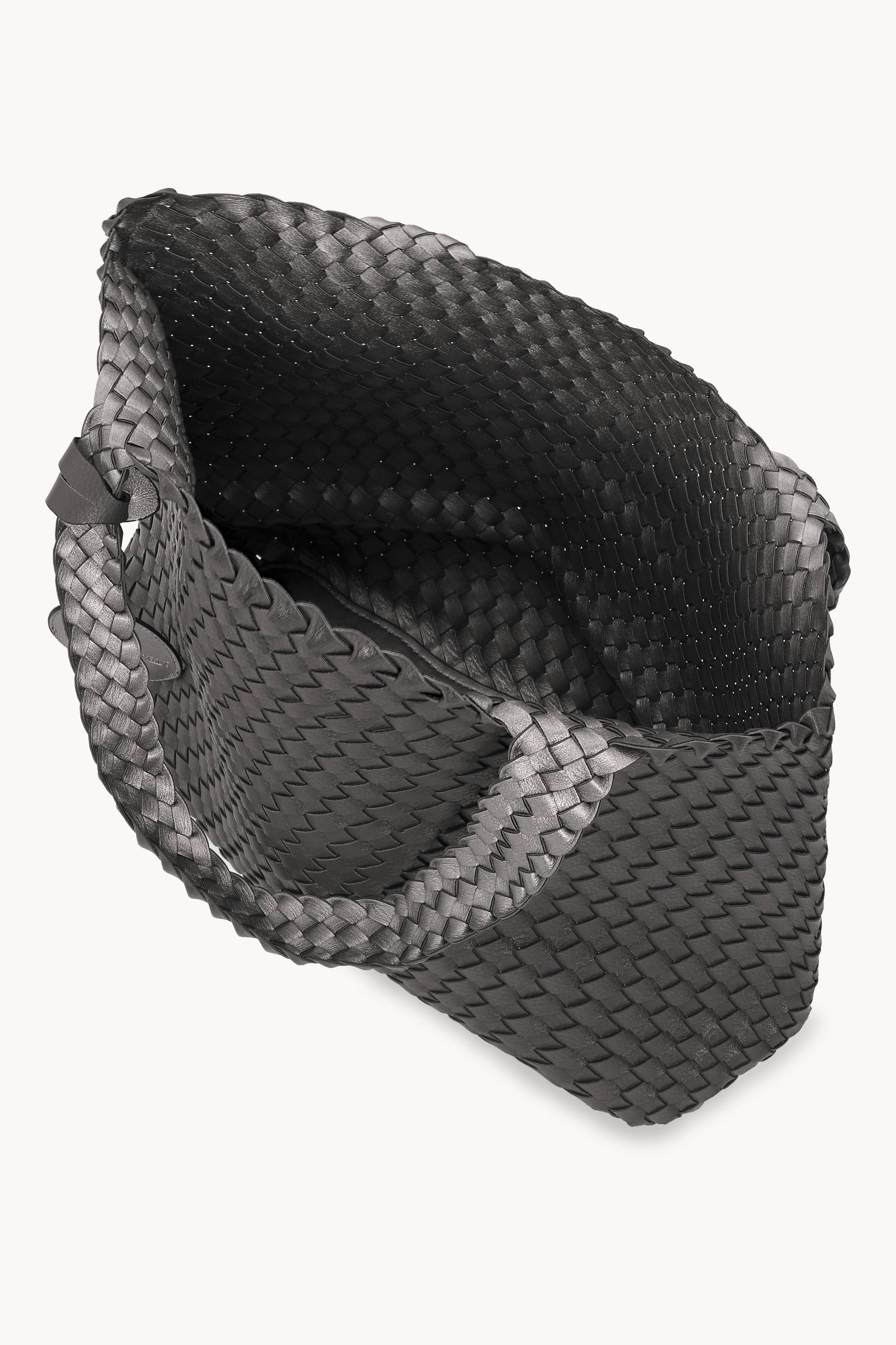 Tote Bag Trenzado - Dark Shadow Gun Metal