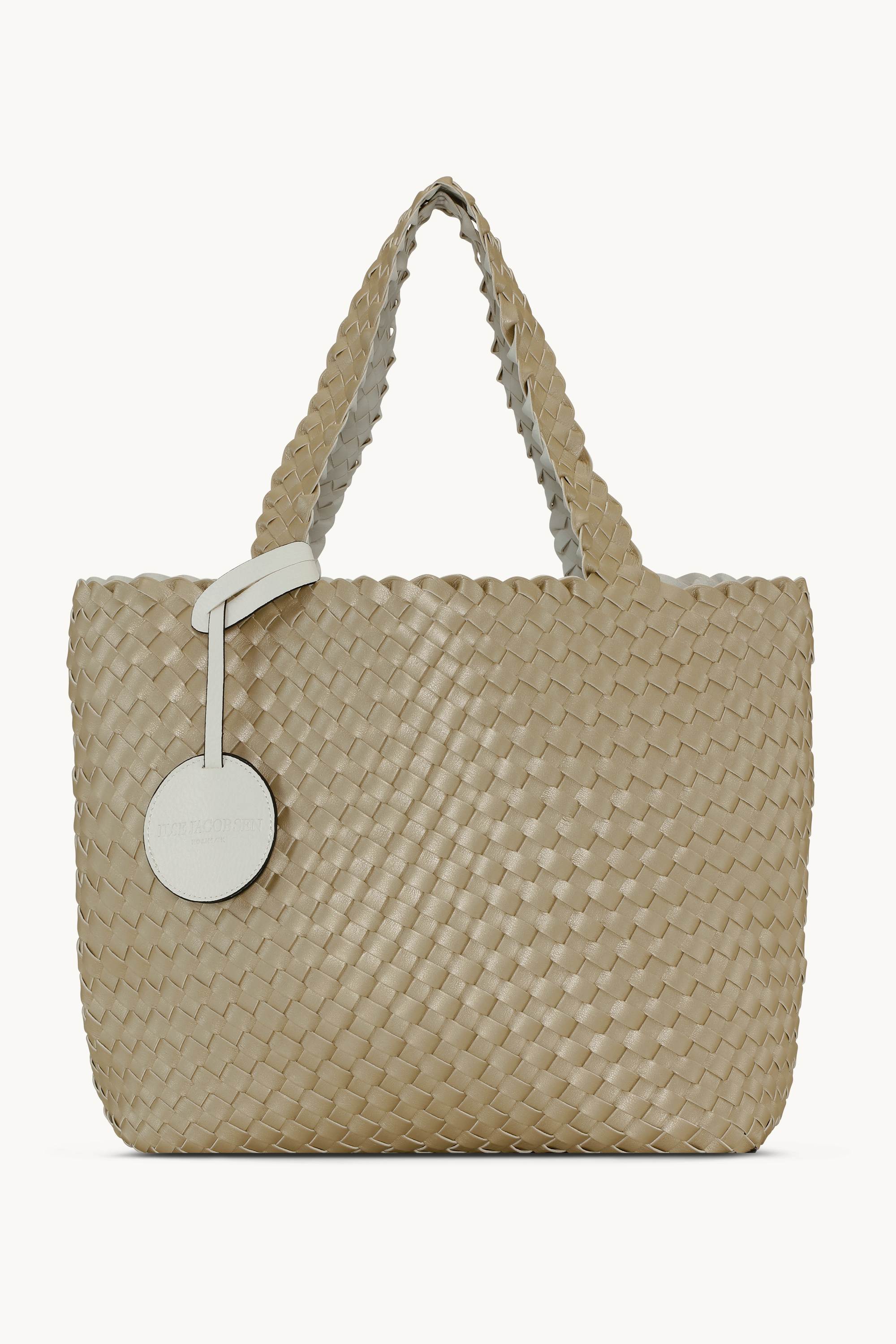 Tote Bag Trenzado - White Platin