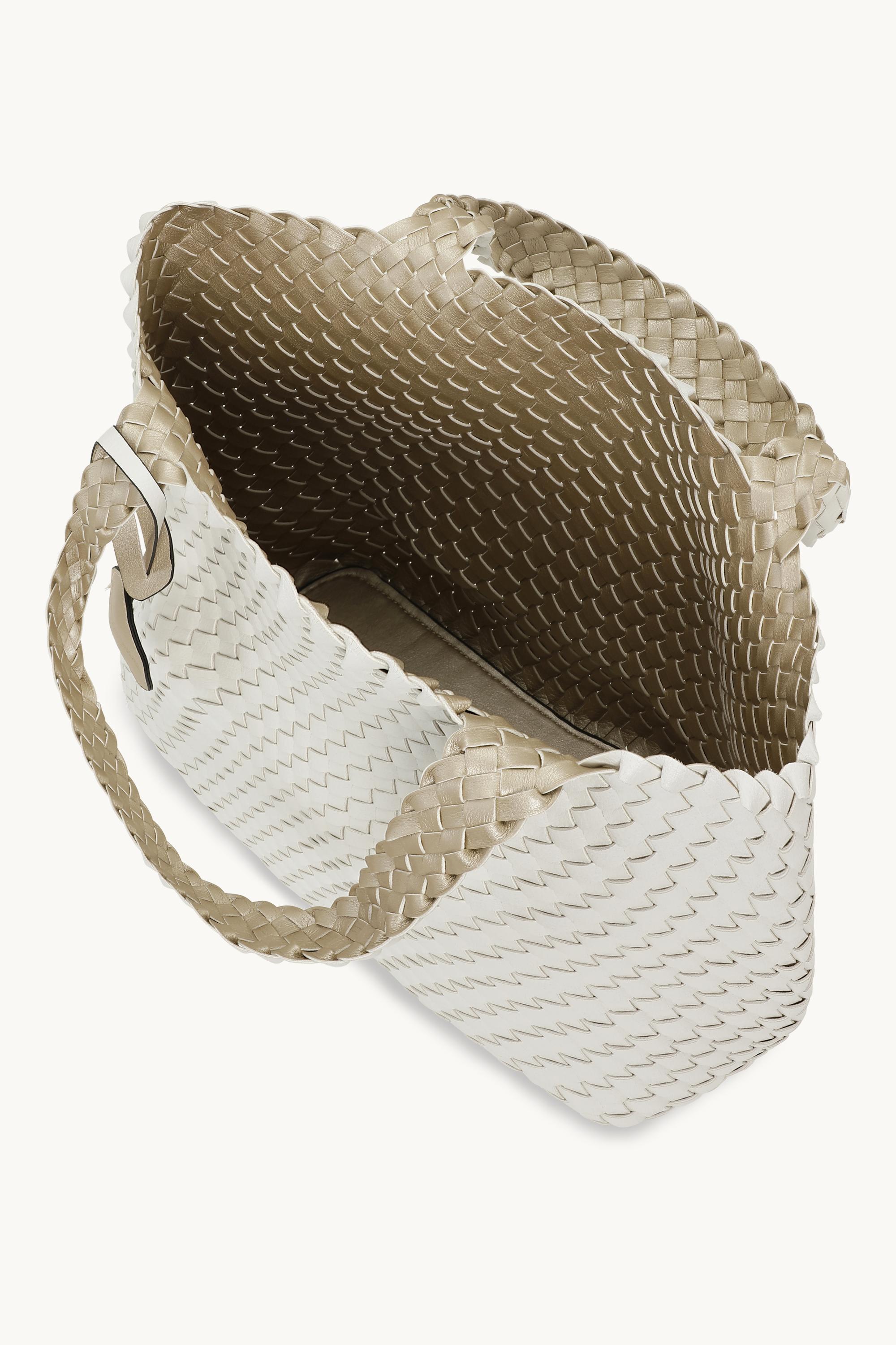 Tote Bag Trenzado - White Platin