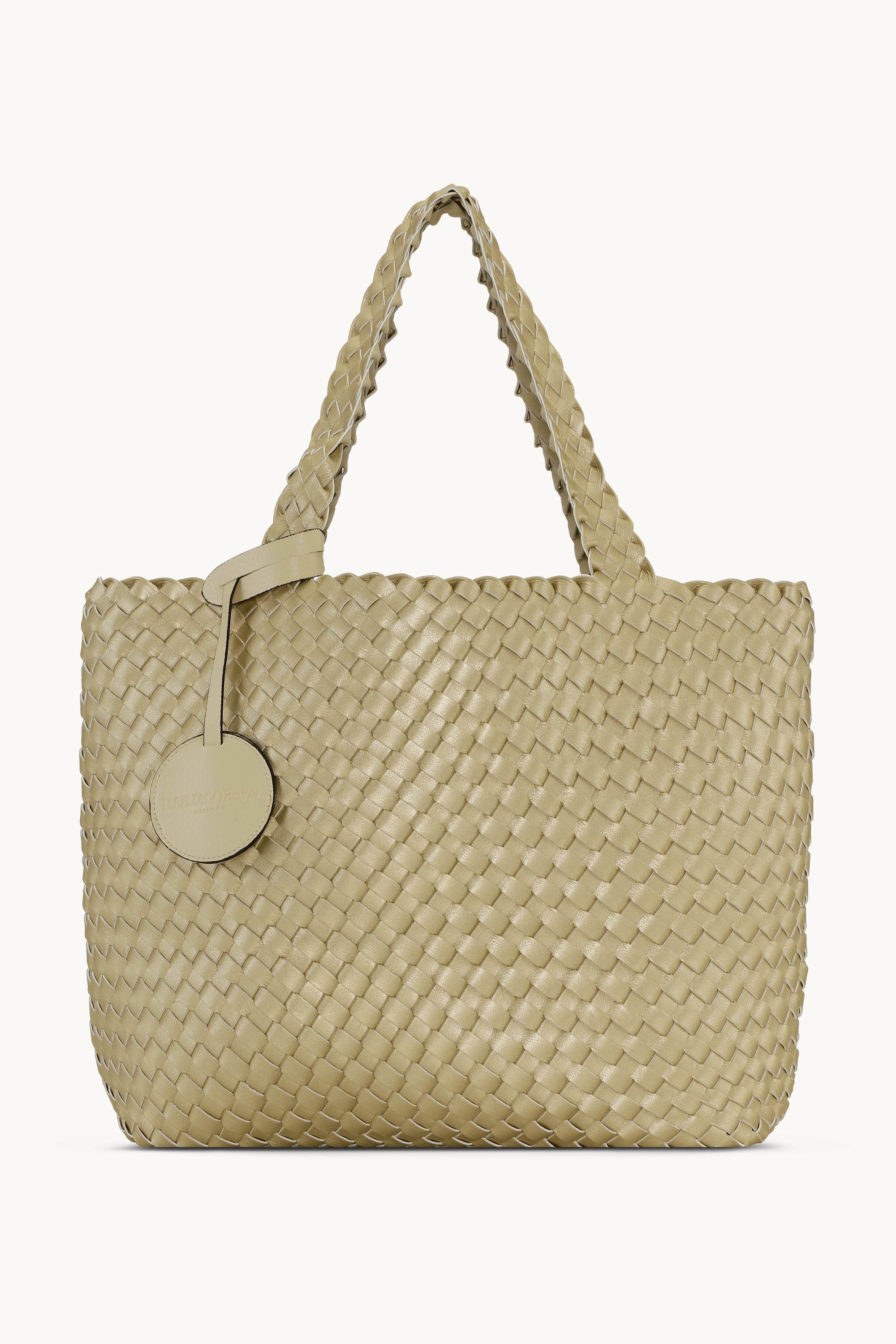 Tote Bag Trenzado - Ivory Platin