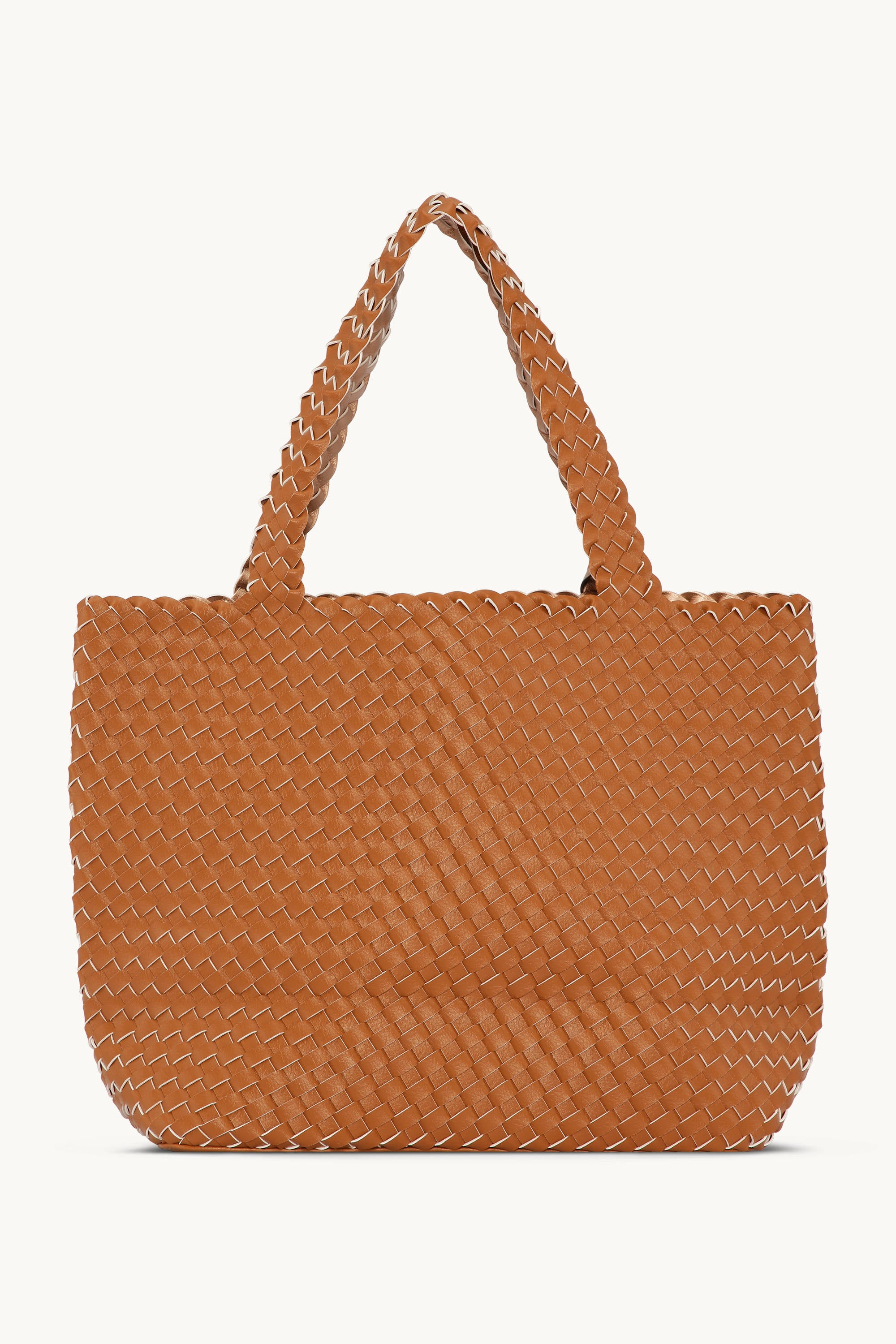 Tote Bag Trenzado - Burnt Caramel Copper