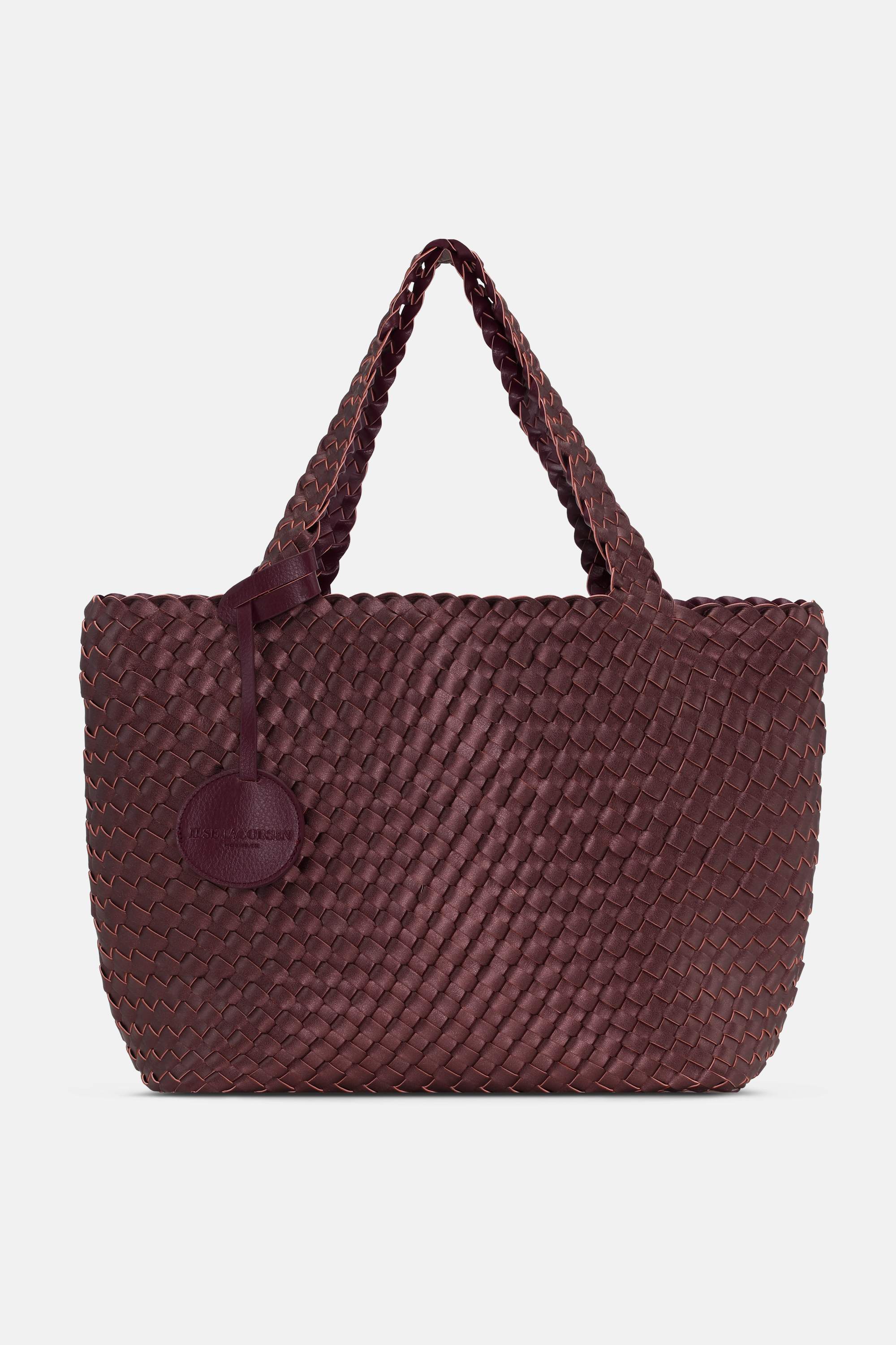 Tote Bag Trenzado - Maroon Banner Ebony
