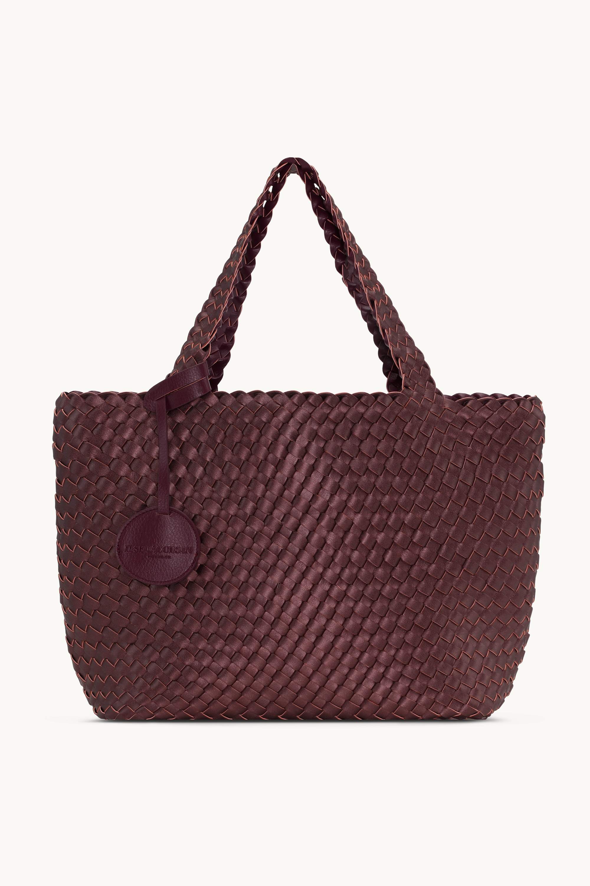 Tote Bag Braided - Maroon Banner Ebony