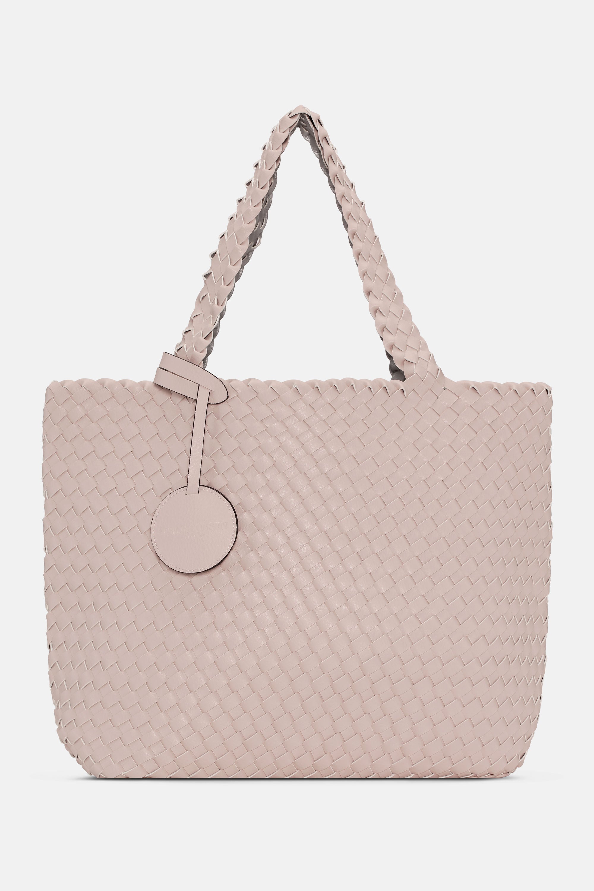 Tote Bag Trenzado - Rose Silver