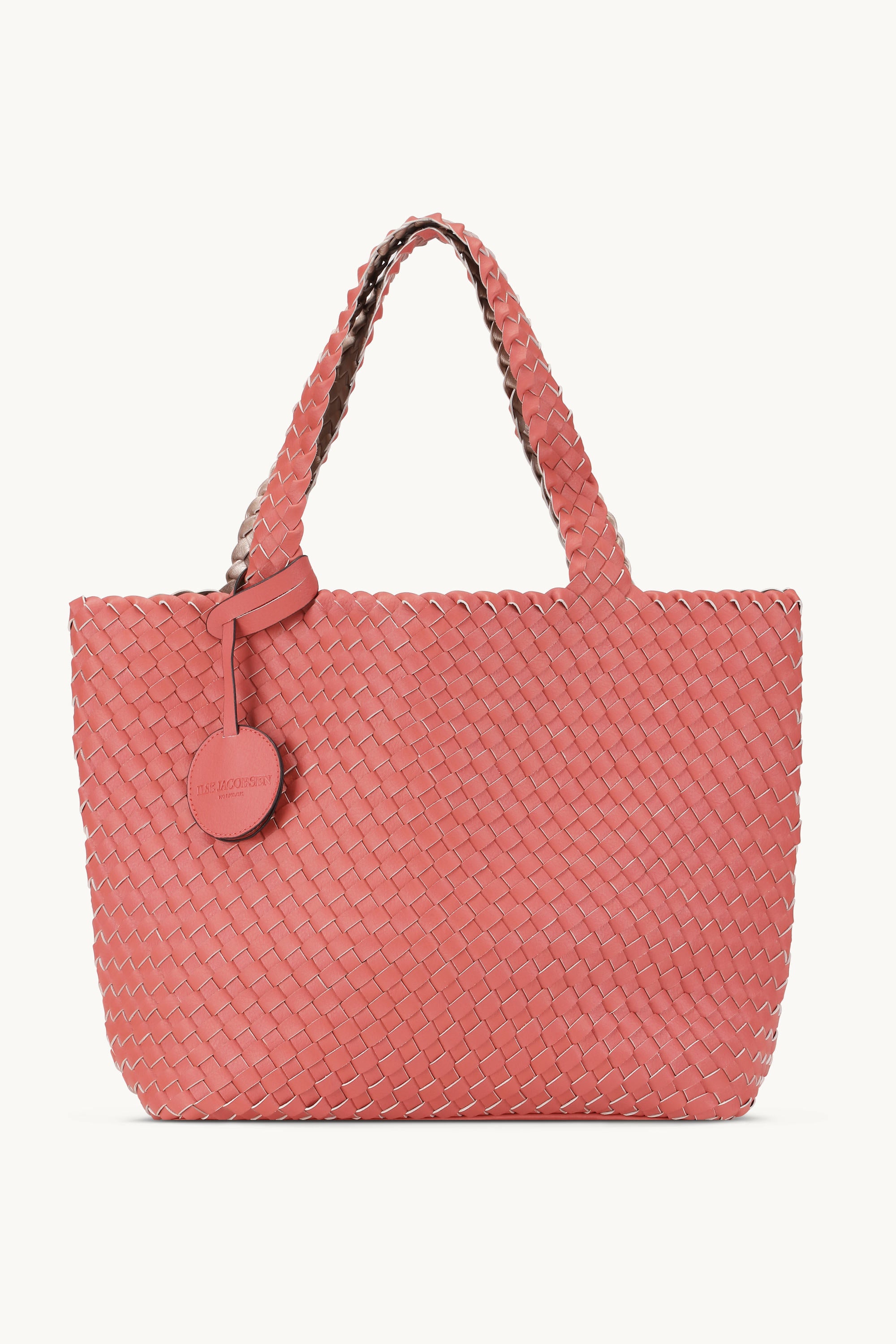 Tote Bag Braided - Durbarry Metallic Rose