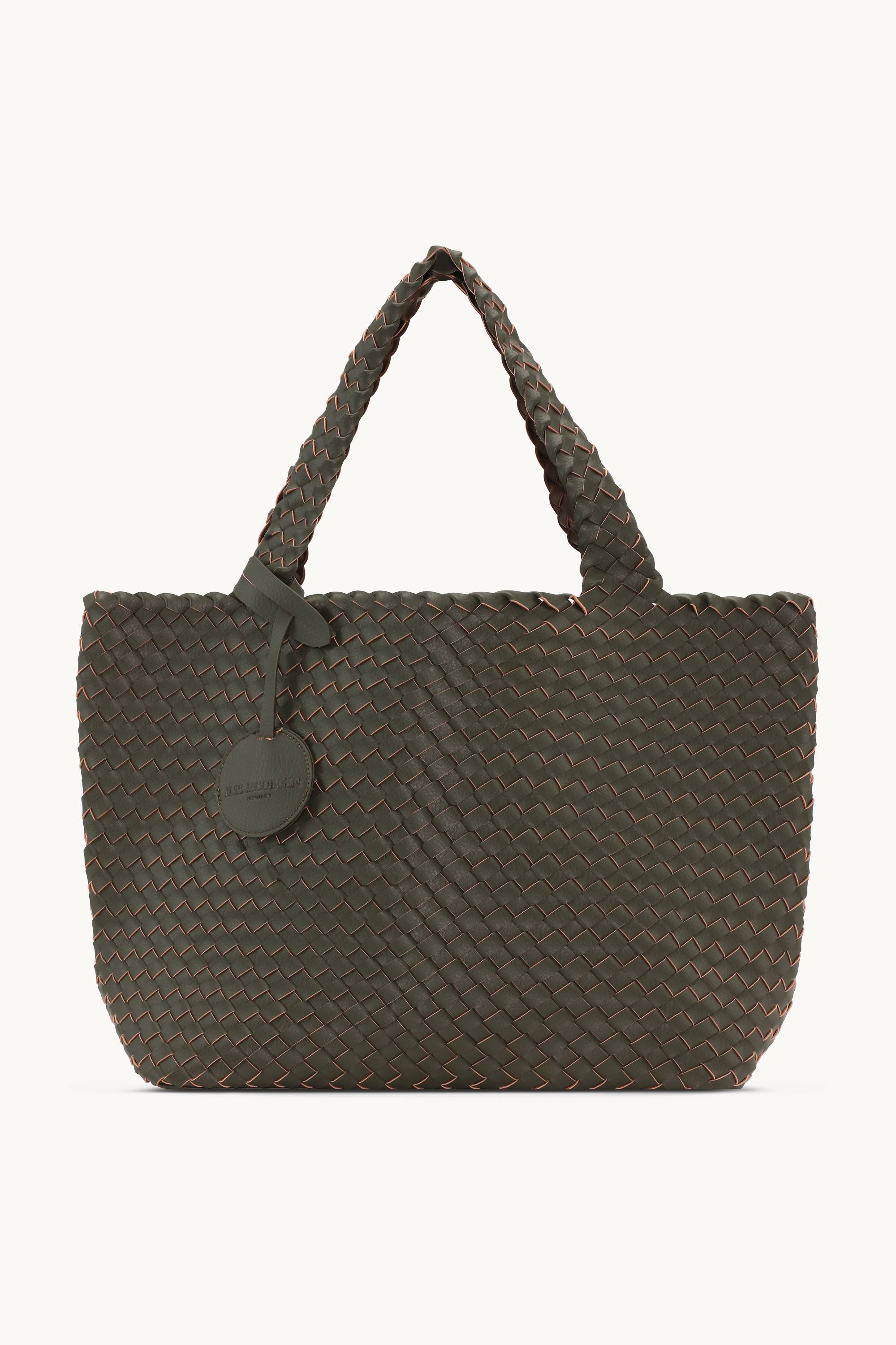 Tote Bag Trenzado - Army Olive Leaf