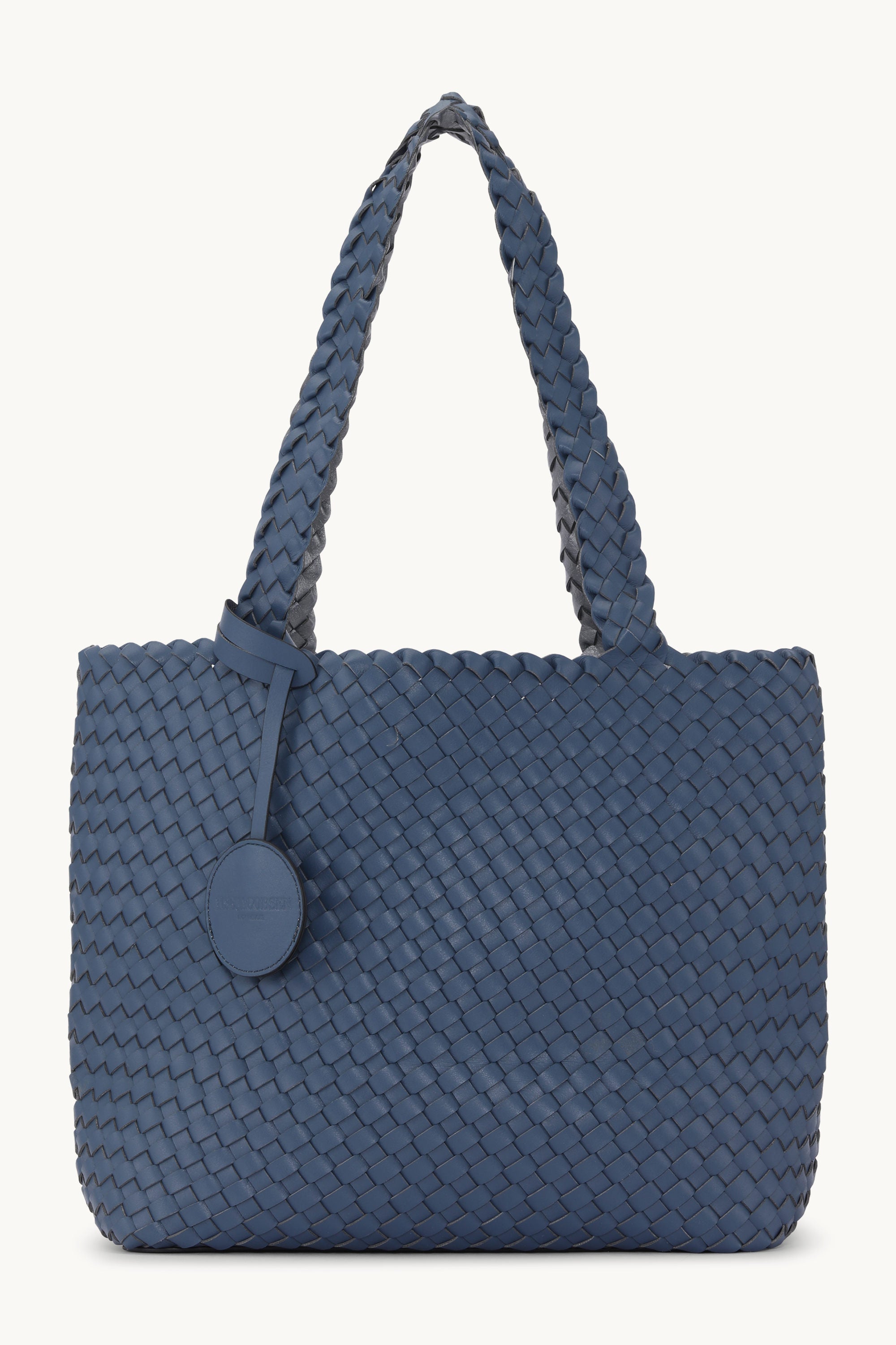 Tote Bag Trenzado - Orion Blue Antique Silver