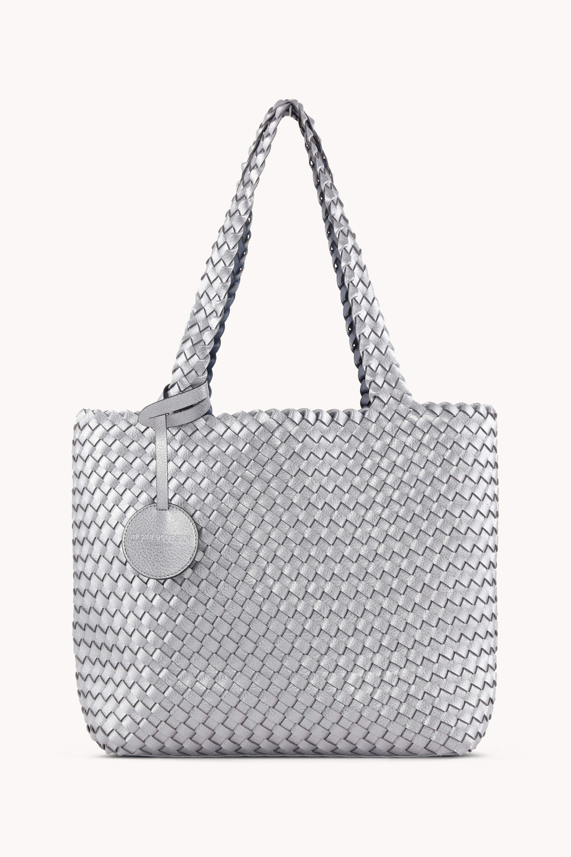 Tote Bag Trenzado - Orion Blue Antique Silver