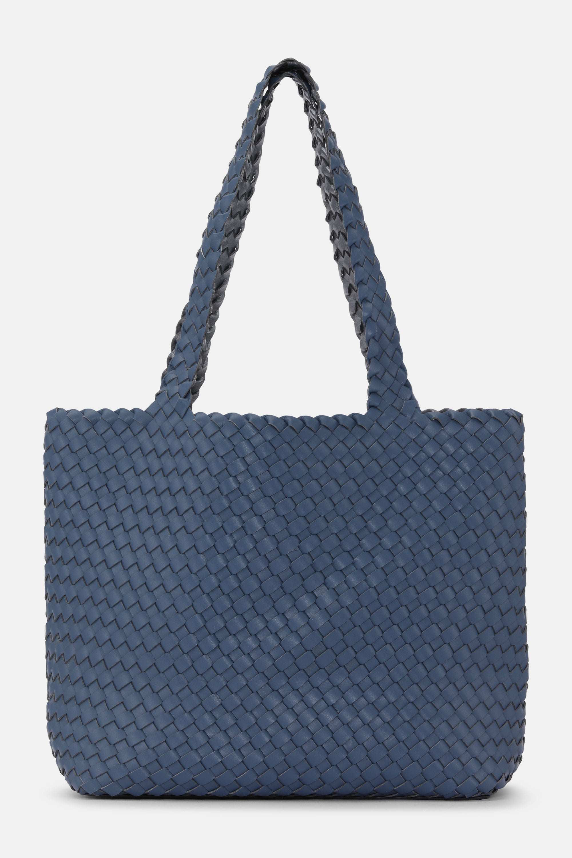 Tote Bag Trenzado - Orion Blue Antique Silver