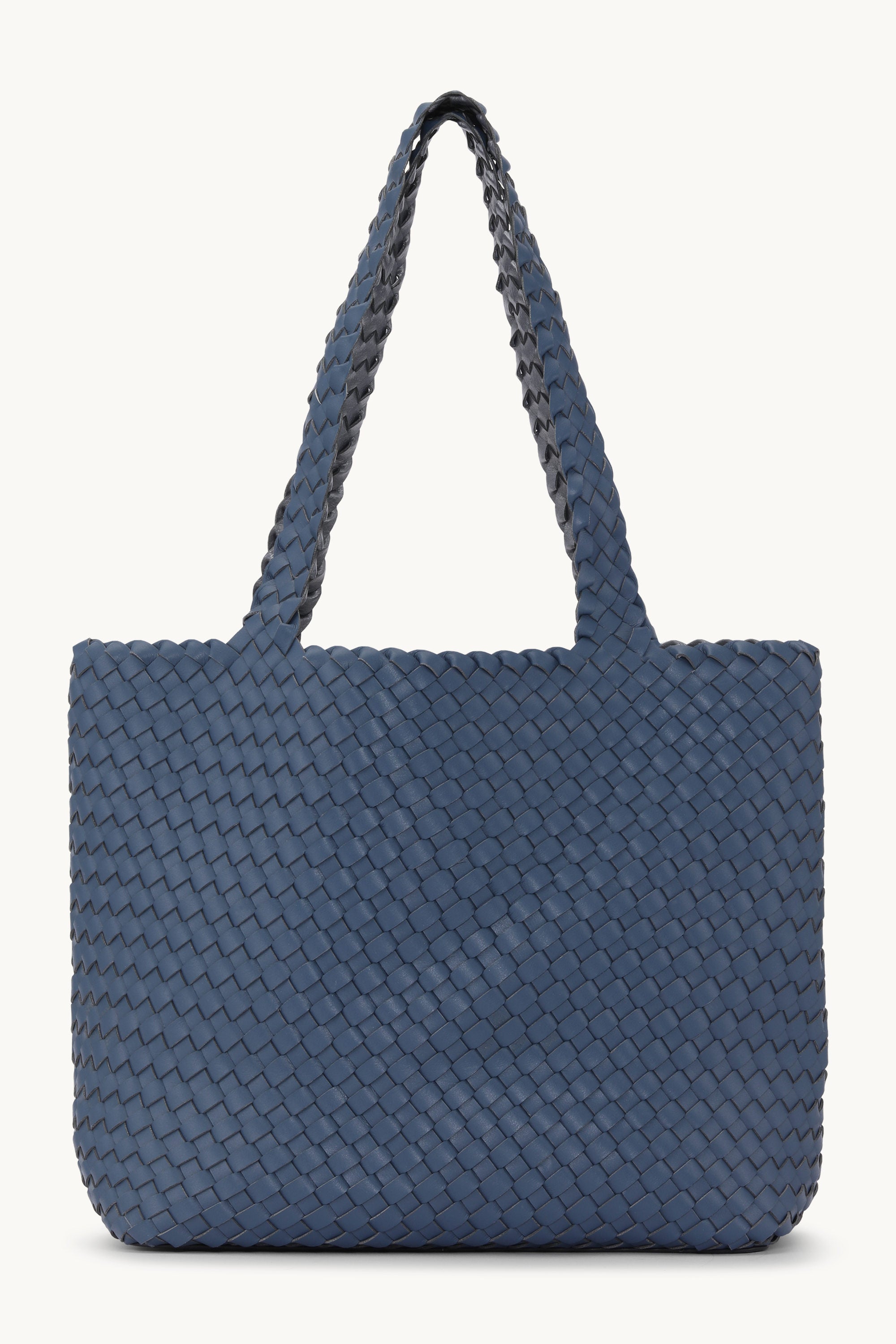 Tote Bag Trenzado - Orion Blue Antique Silver