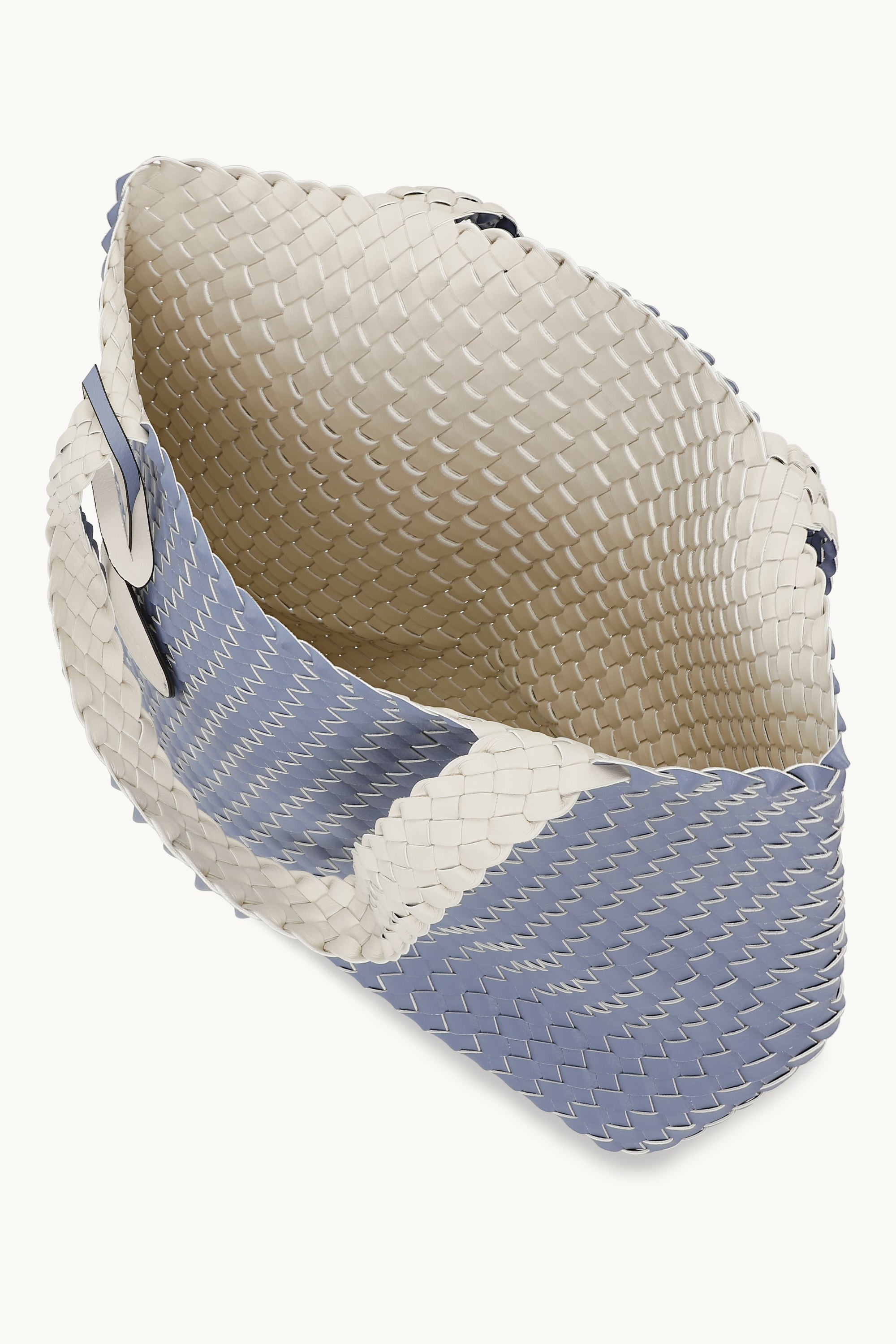 Tote Bag Trenzado - Blue Cloud Egg White