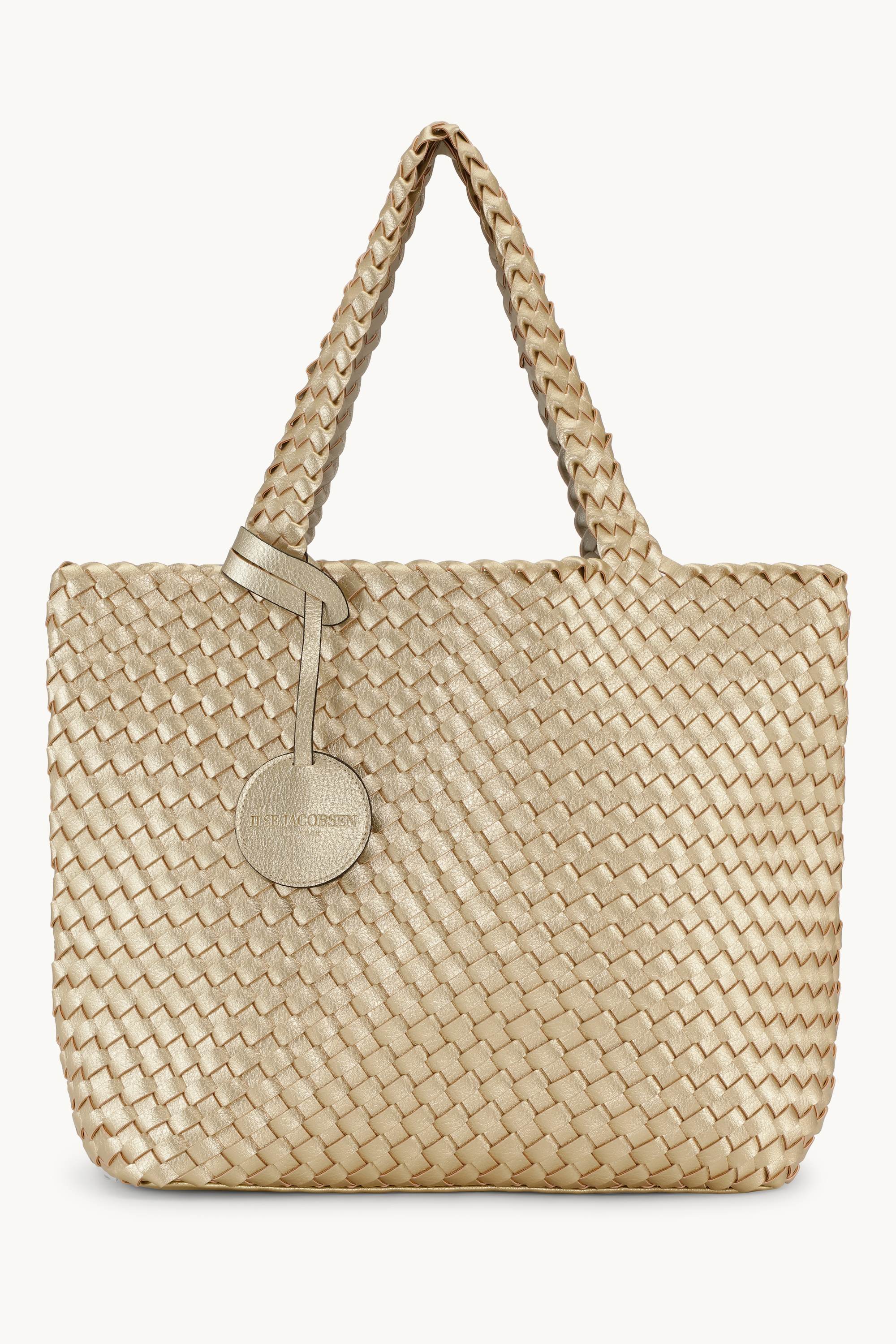 Tote Bag Trenzado - Platin Silver