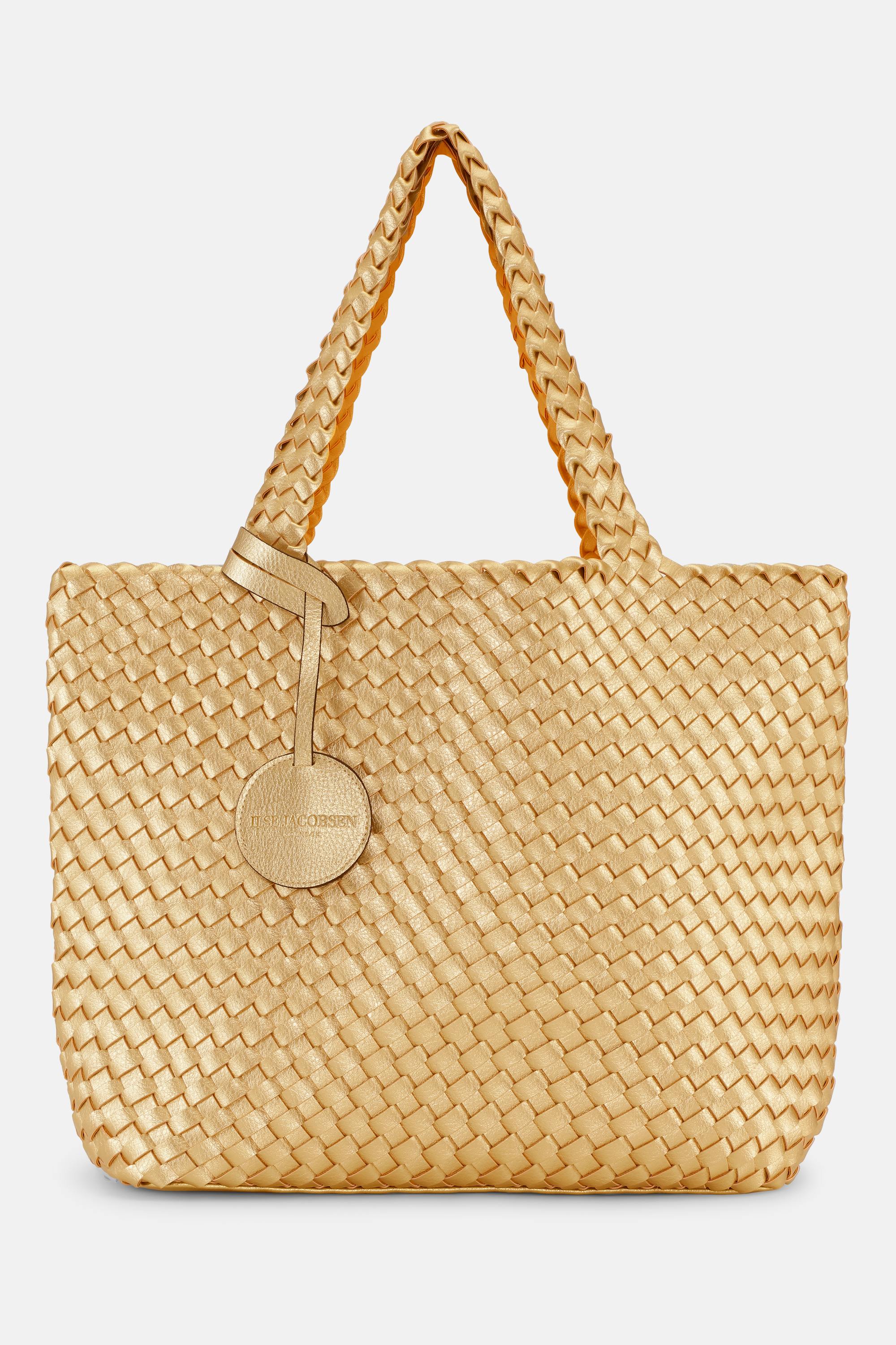 Tote Bag Trenzado - Golden Nugget Golden Nugget Metallic
