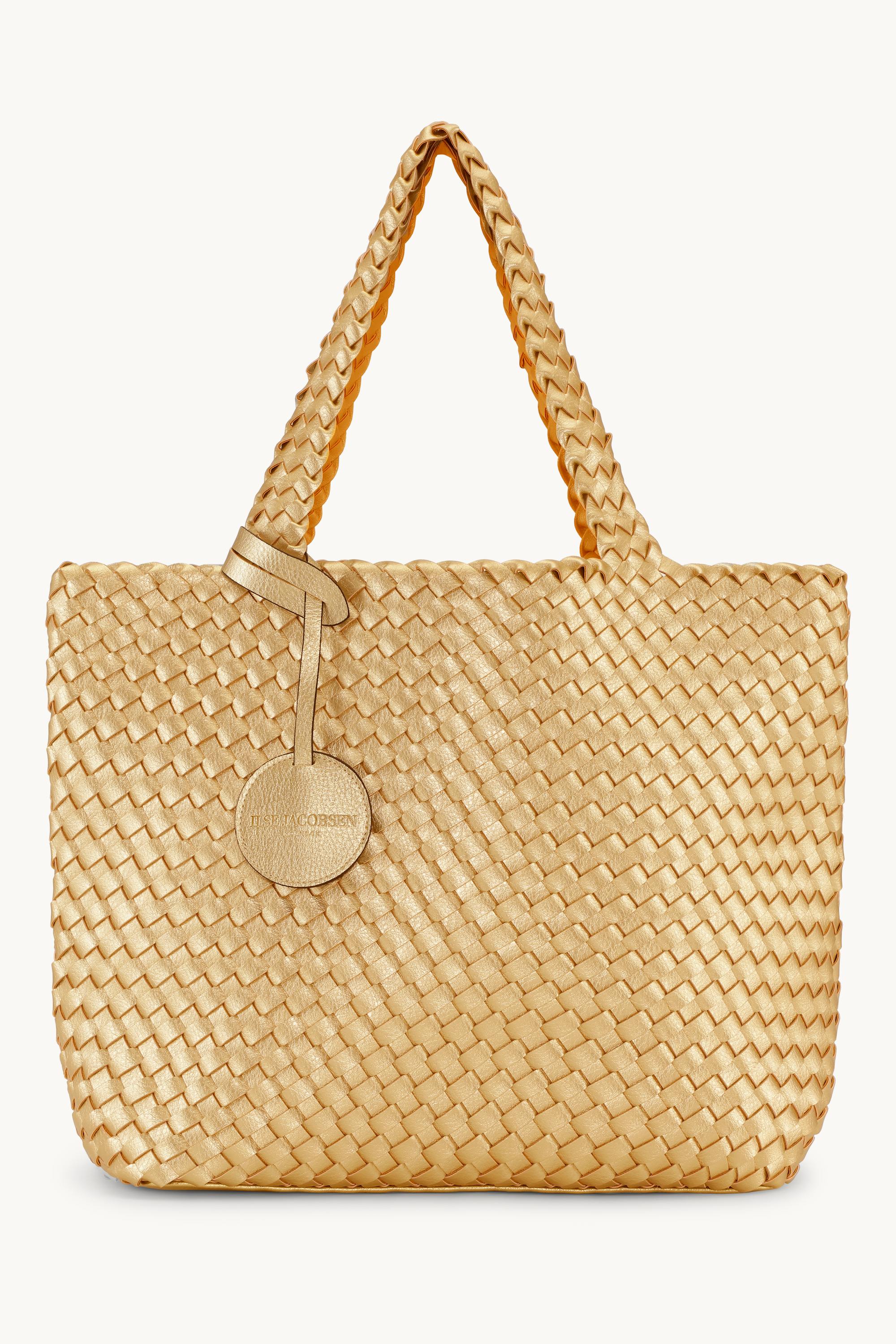 Tote Bag Trenzado - Golden Nugget Golden Nugget Metallic