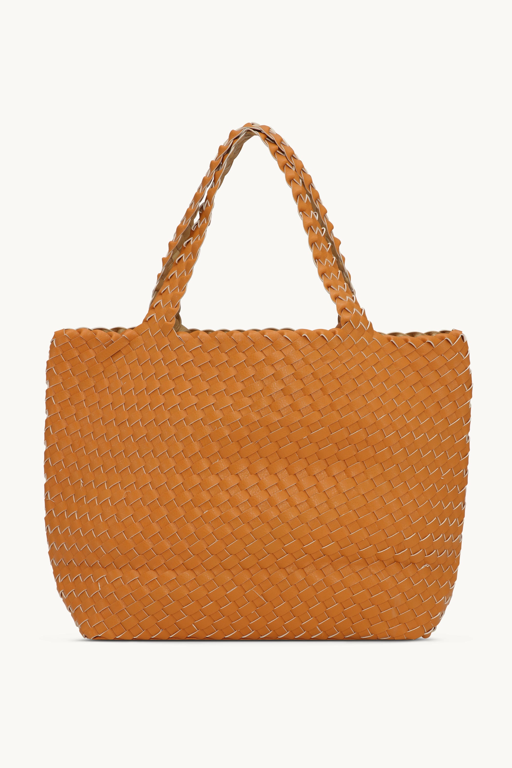 Tote Bag Trenzado - Golden Nugget Golden Nugget Metallic