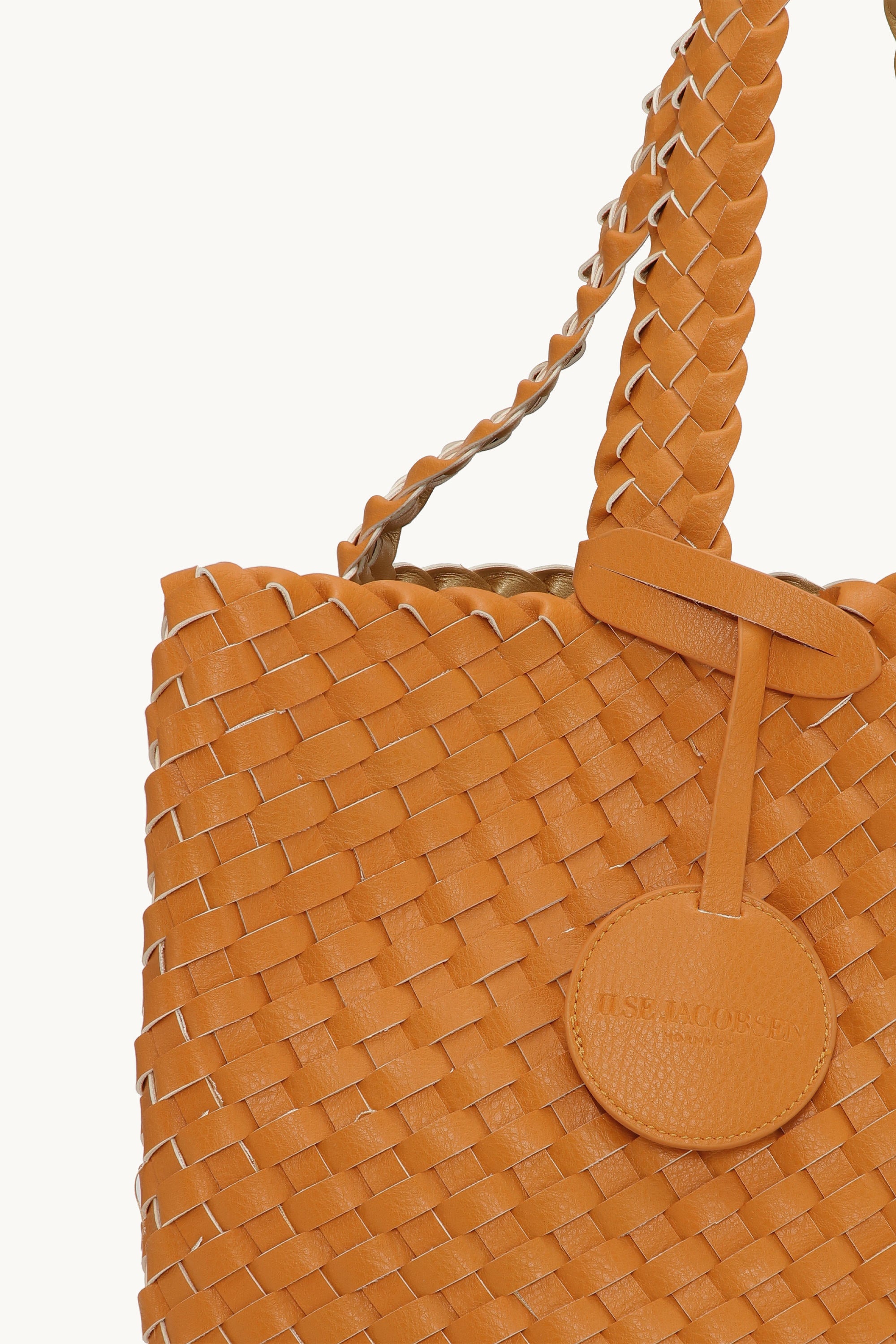 Tote Bag Trenzado - Golden Nugget Golden Nugget Metallic