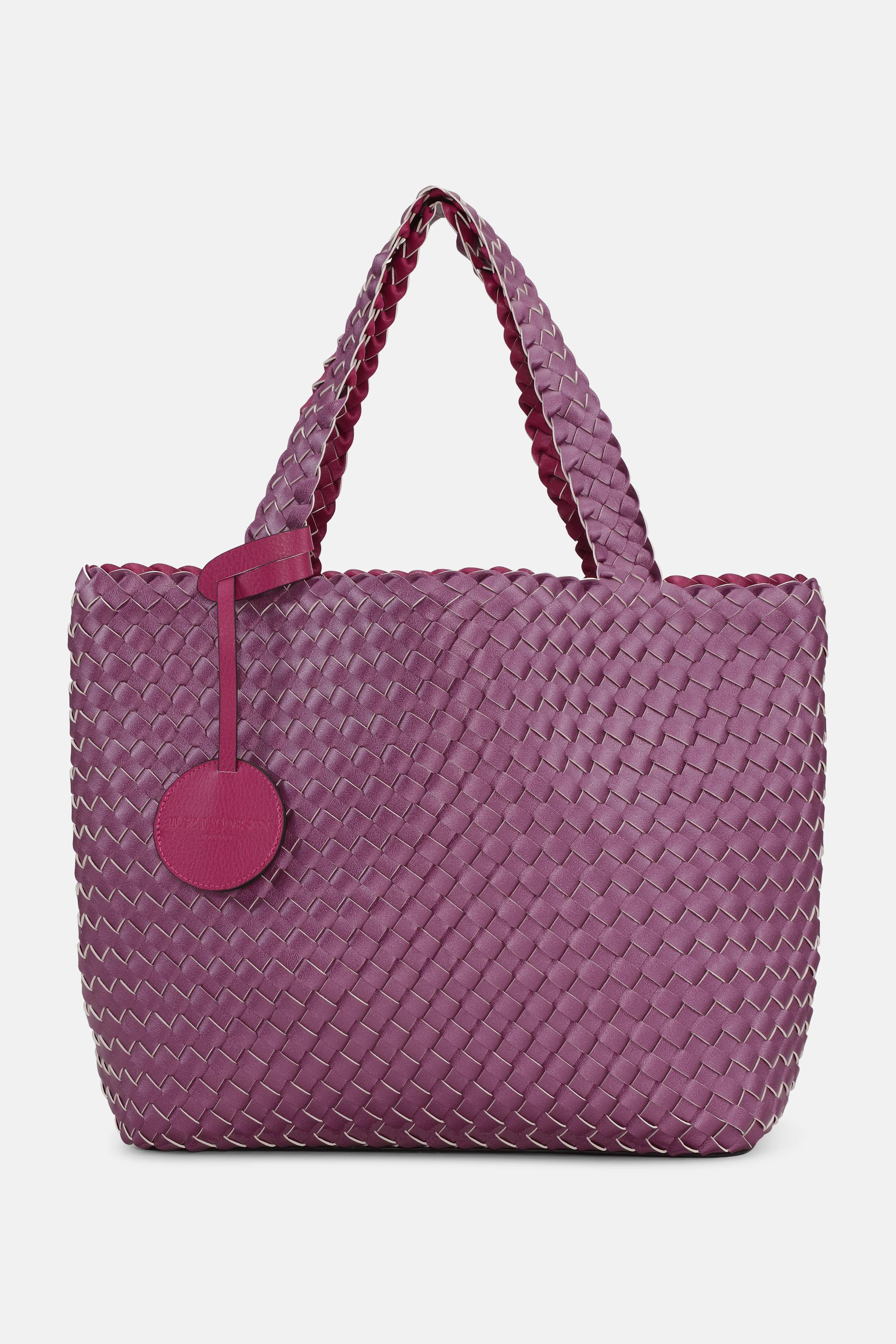 Tote Bag Trenzado - Magenta Haze Magenta Haze Metallic
