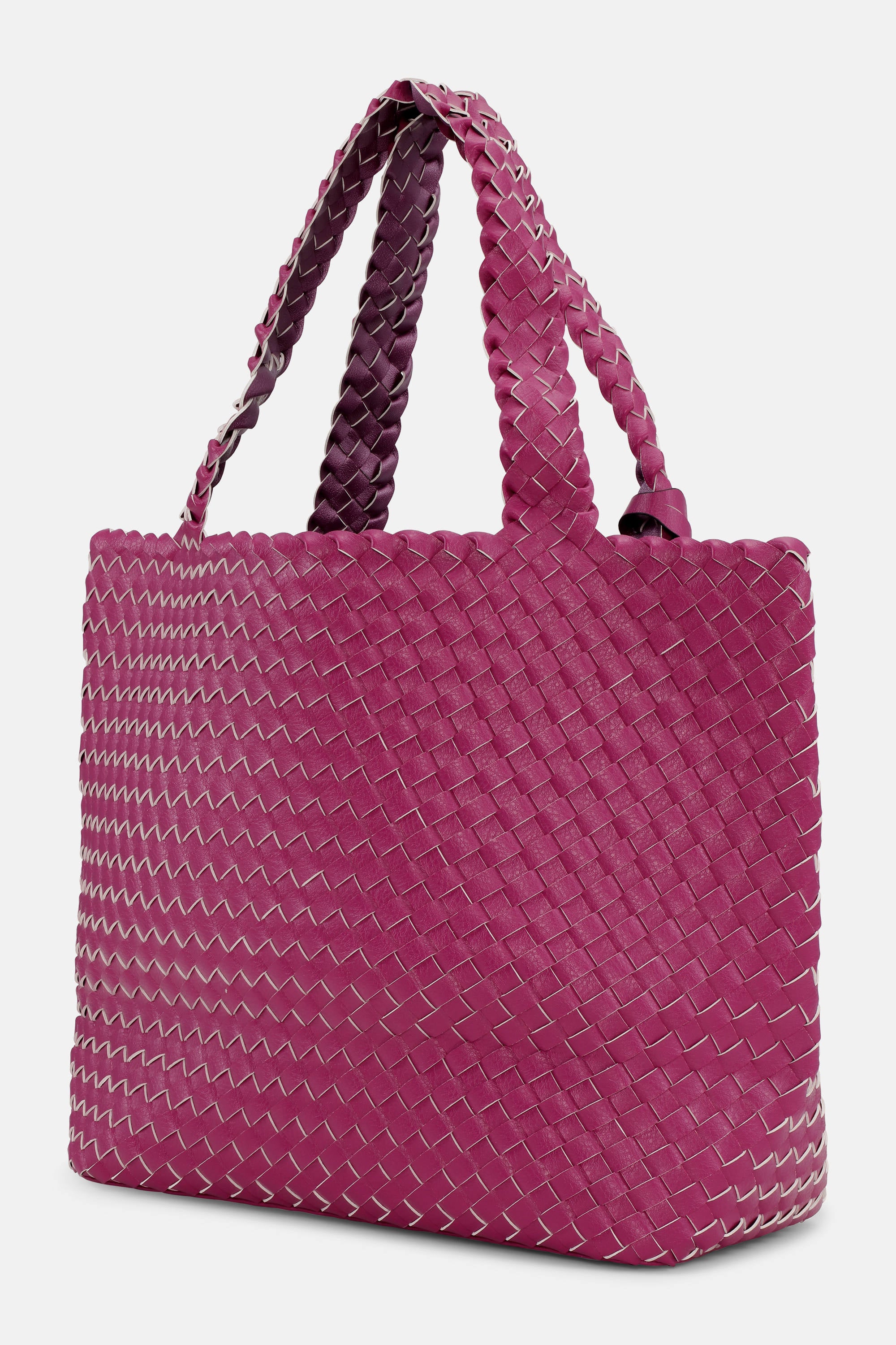 Tote Bag Trenzado - Magenta Haze Magenta Haze Metallic