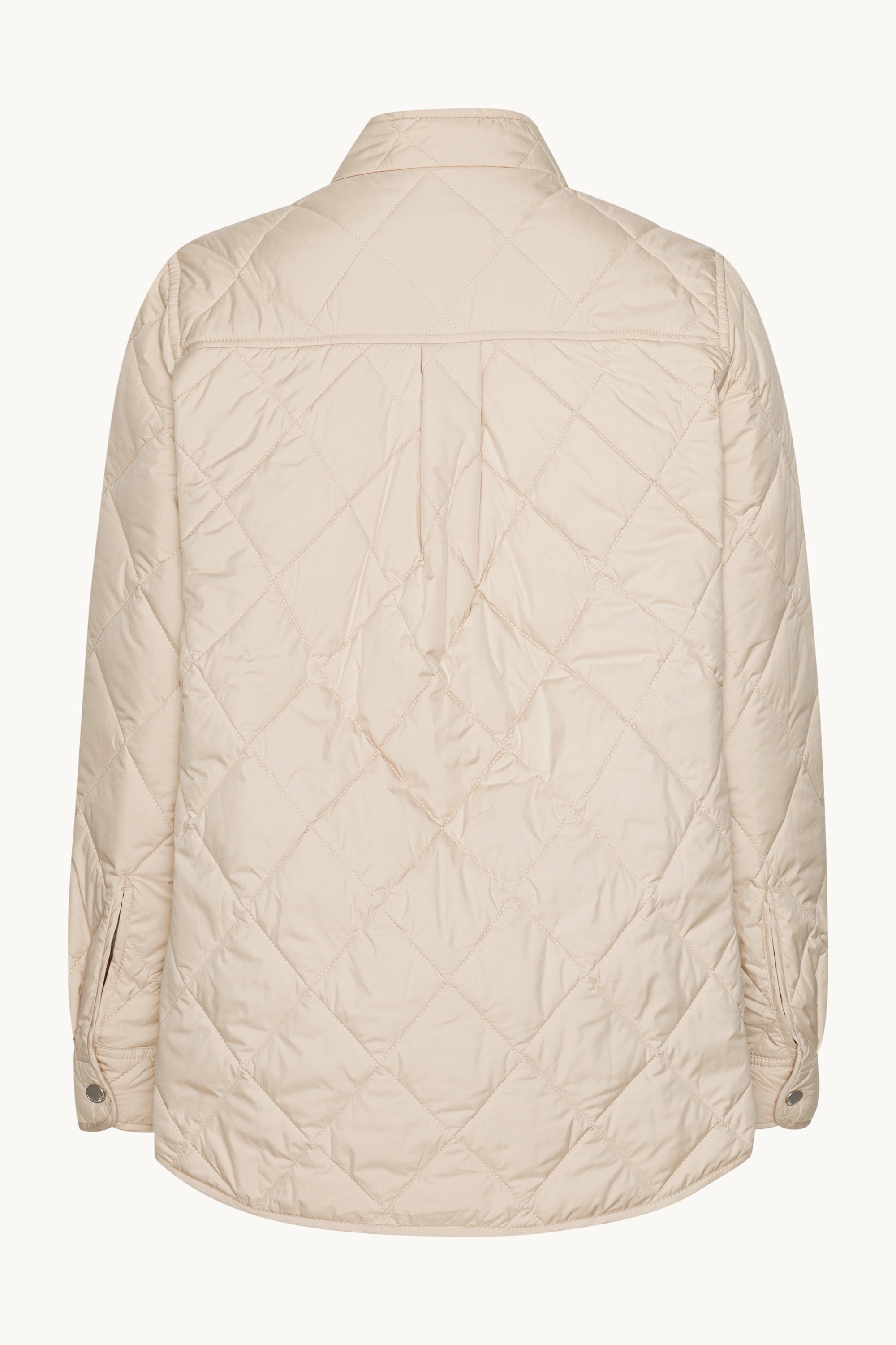 Quilted Shirt Jacket - Light Camel