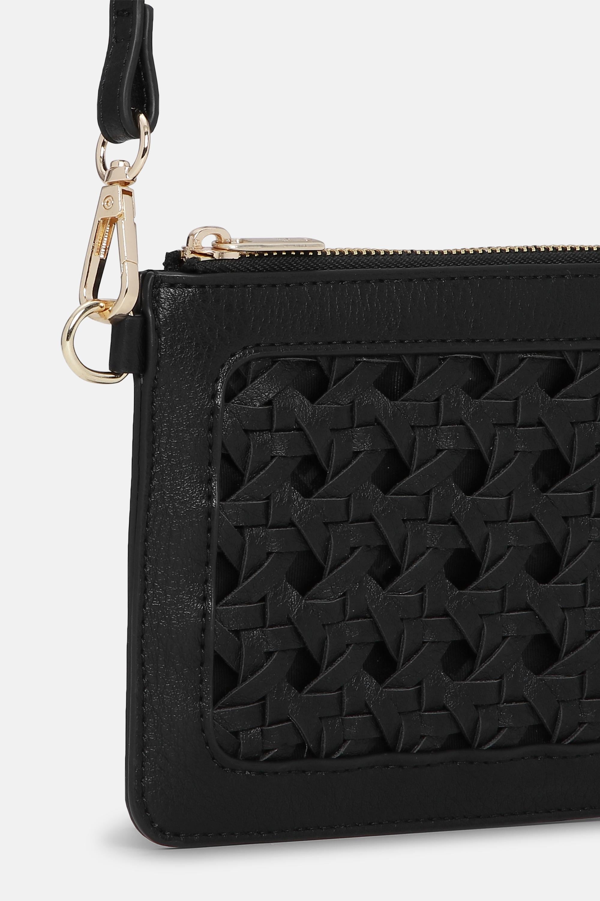 Braided Wallet - Black Black