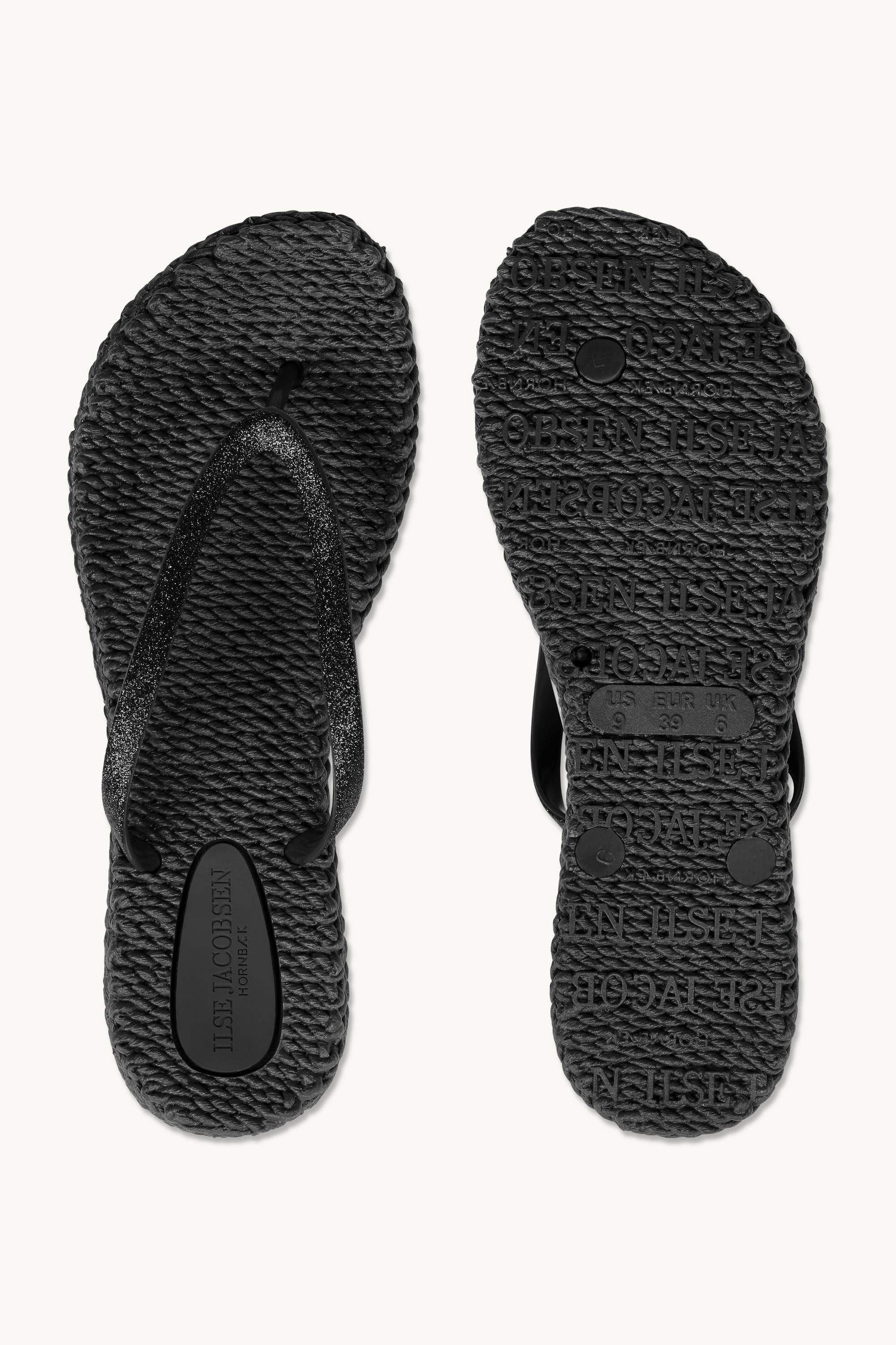 Flip-flops Glitter - Black