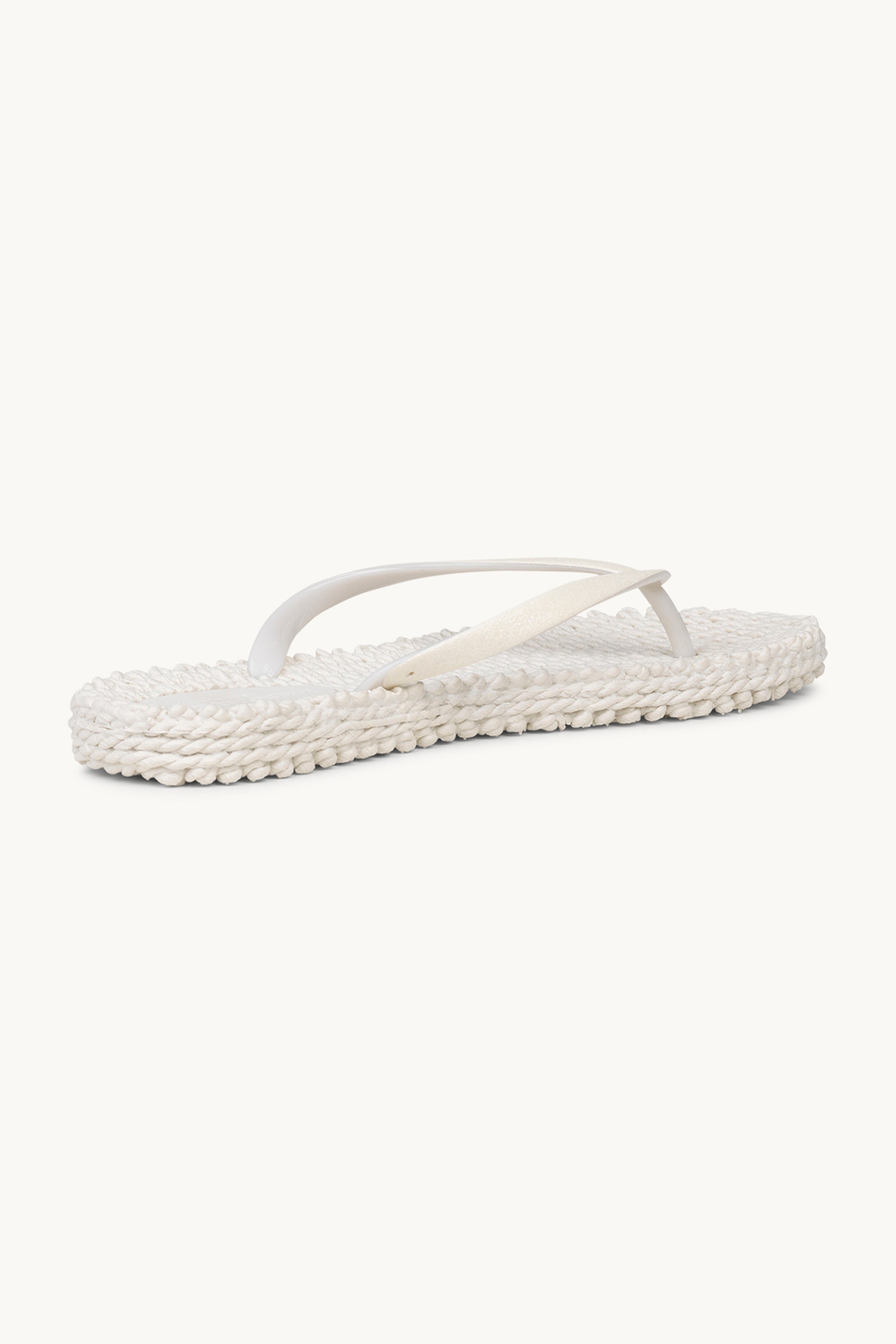 Chanclas Glitter - Creme