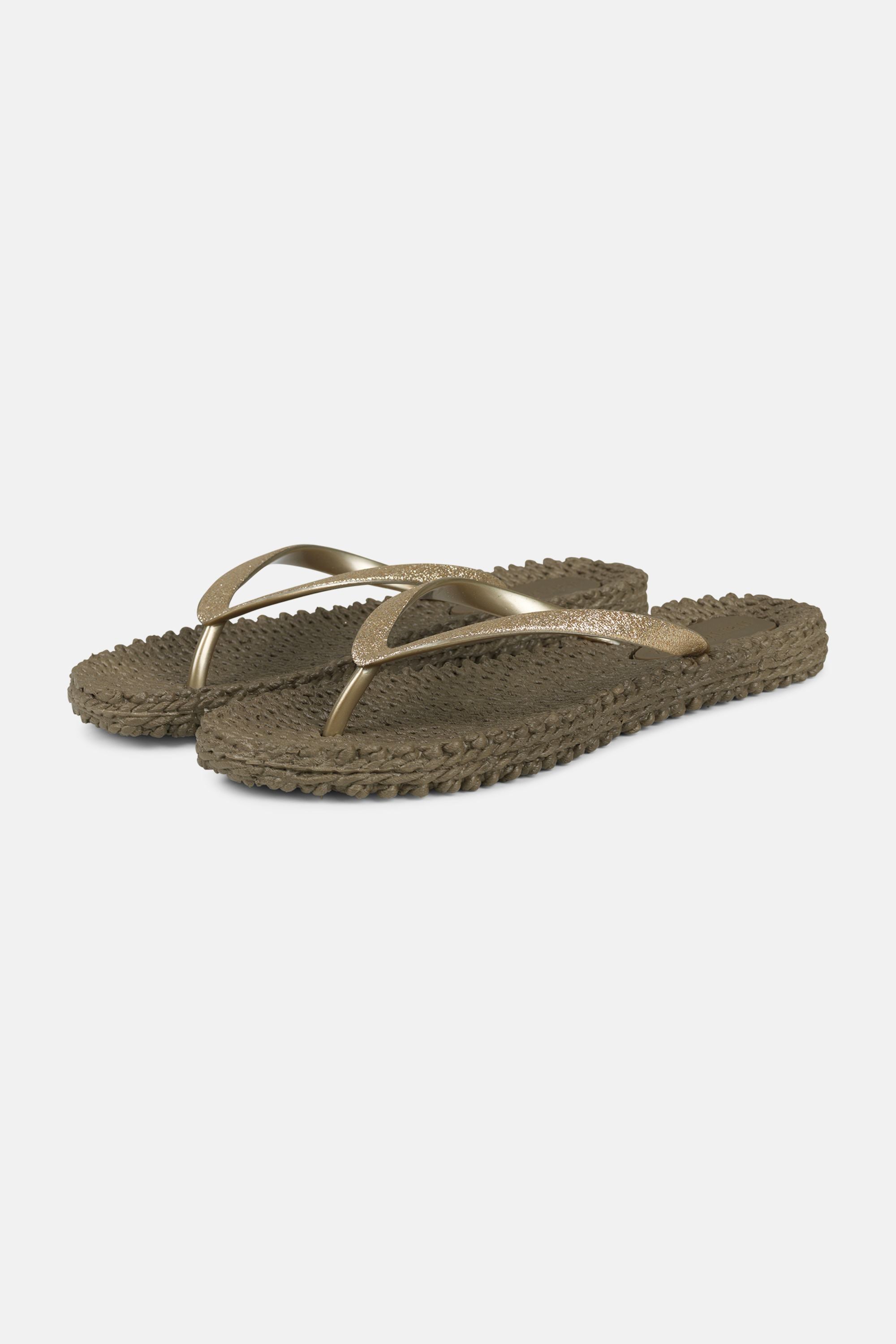 Chanclas Glitter - Cub Brown