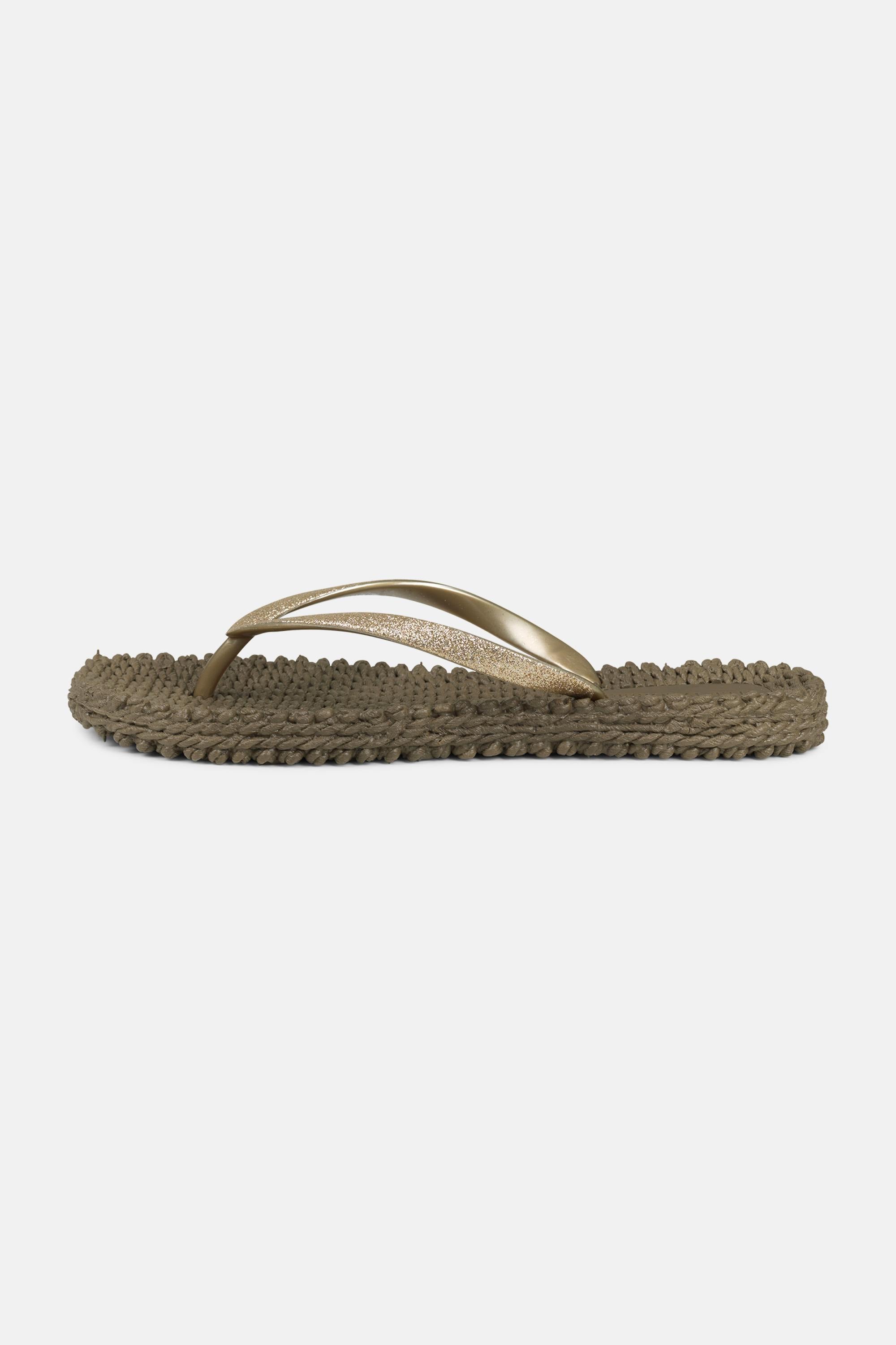 Chanclas Glitter - Cub Brown