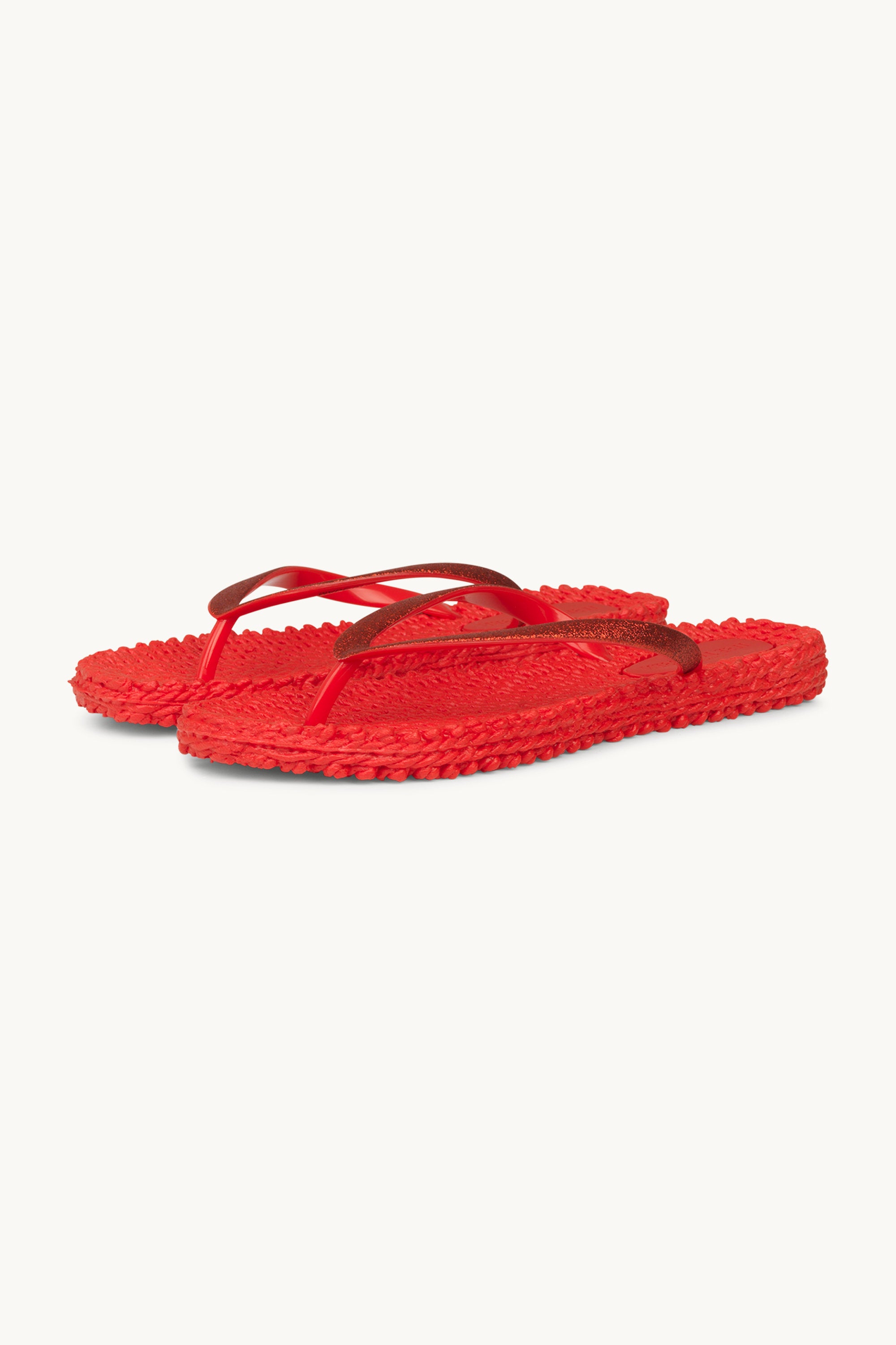 Chanclas Glitter - Deep Red
